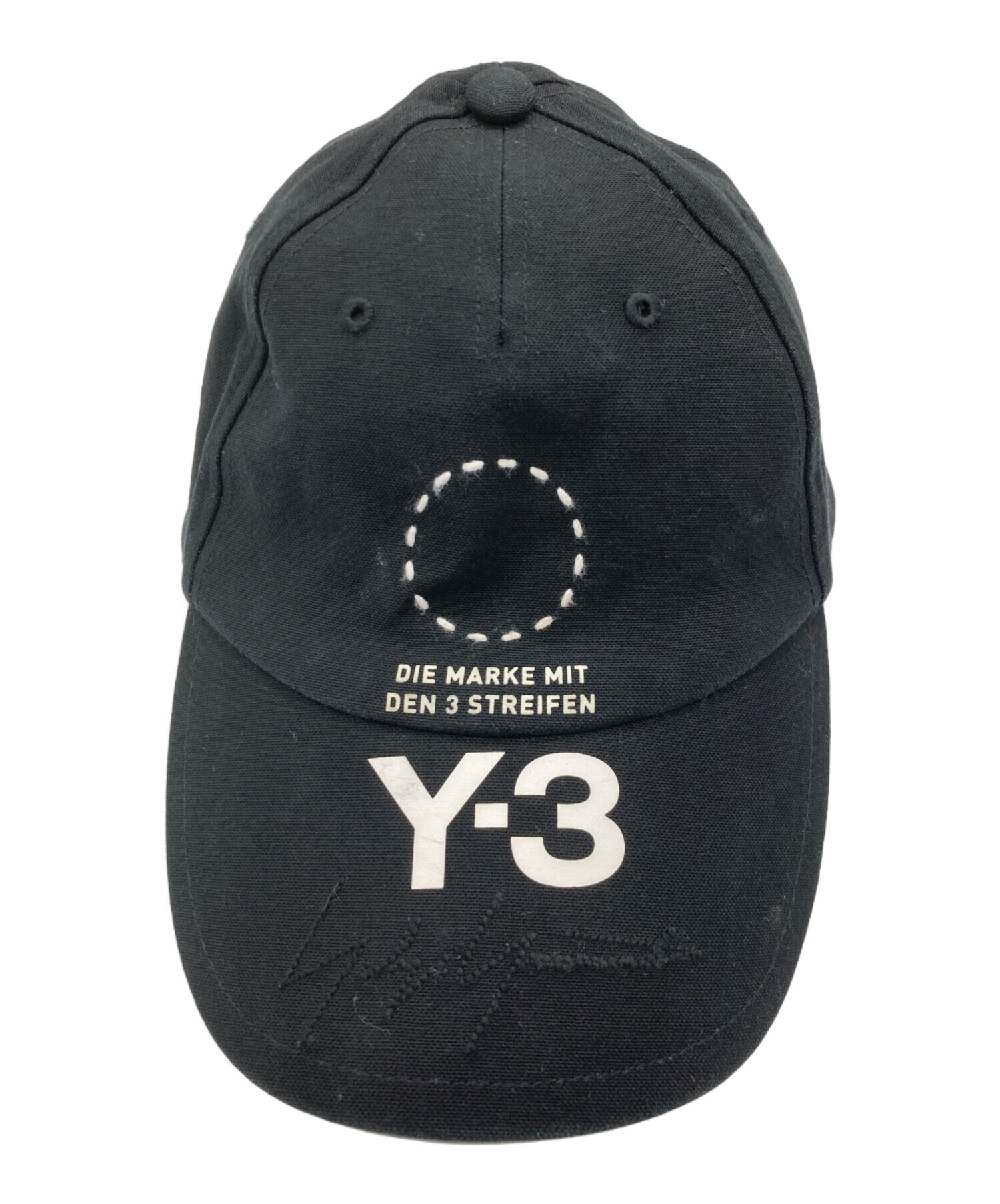 中古・古着通販】Y-3 (ワイスリー) ベースボールキャップ ブラック