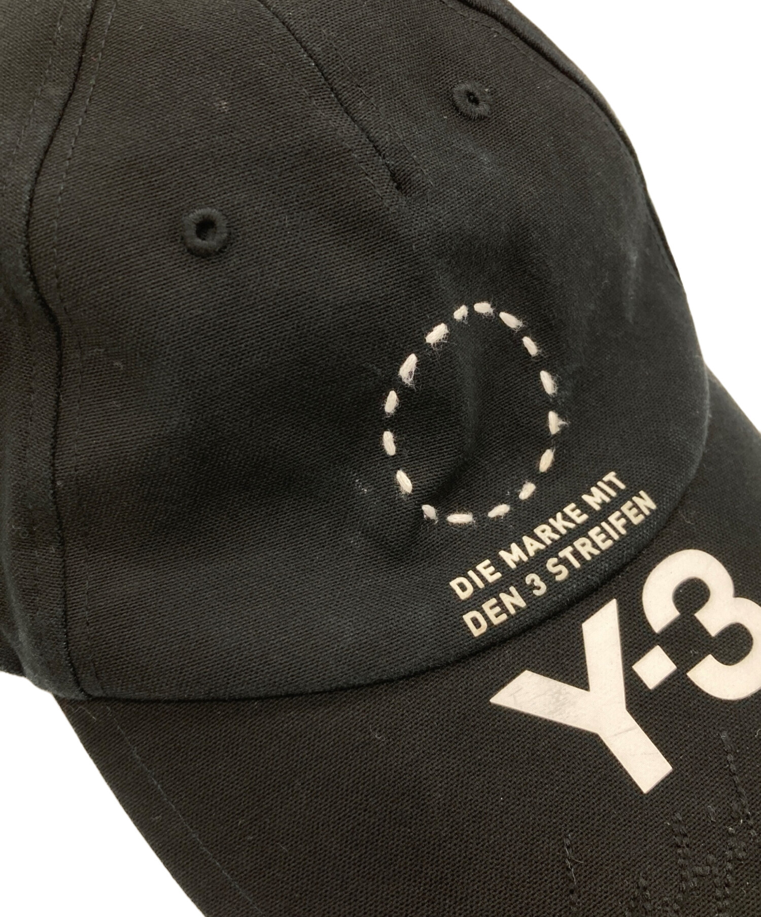 中古・古着通販】Y-3 (ワイスリー) ベースボールキャップ ブラック