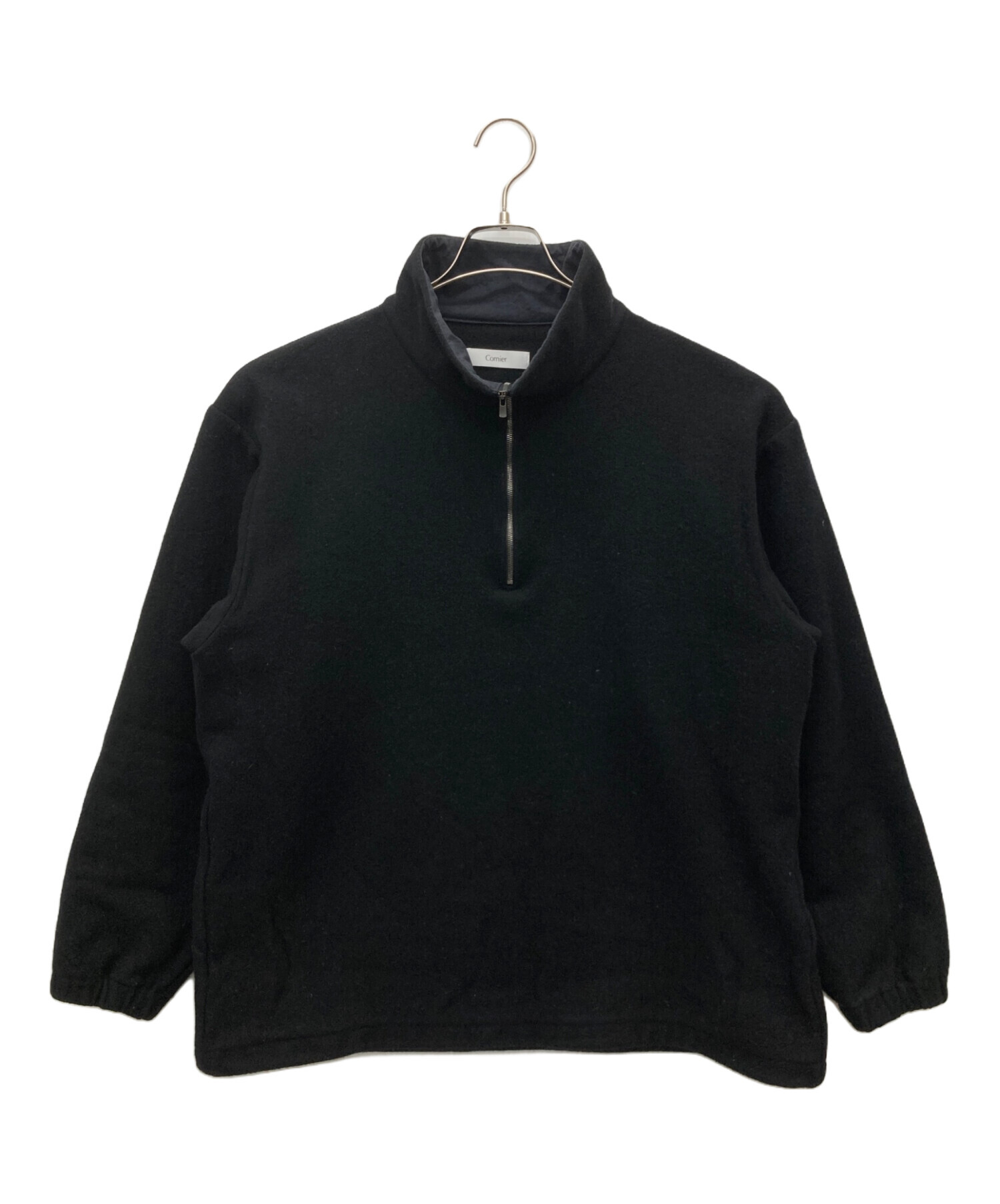 中古・古着通販】cornier (コルニエ) ハーフジップウールカットソー