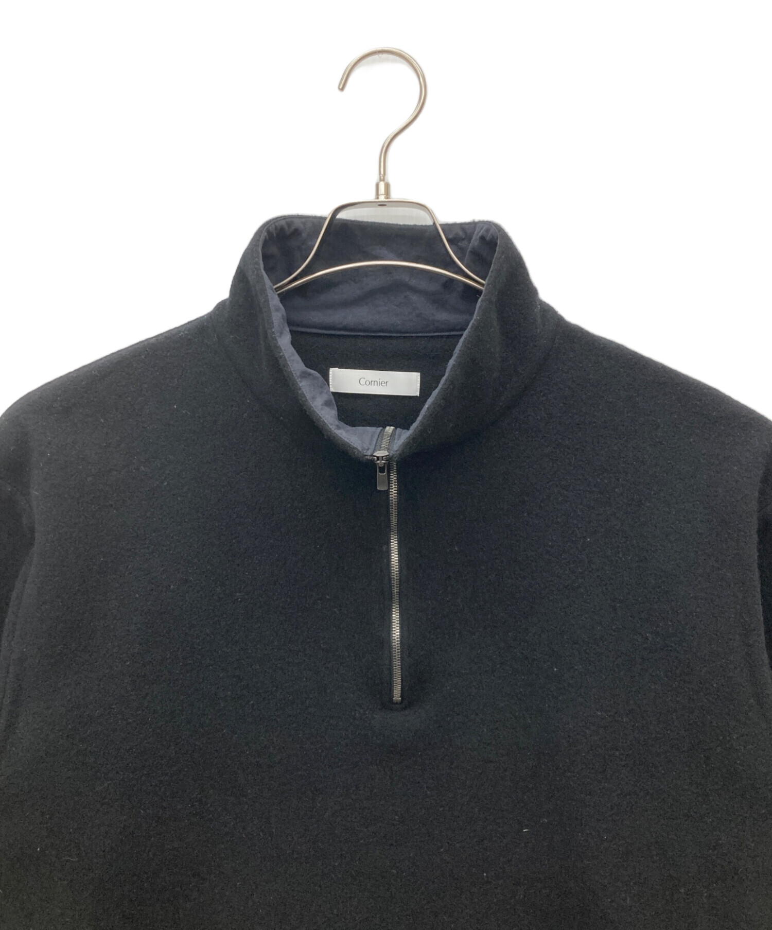 中古・古着通販】cornier (コルニエ) ハーフジップウールカットソー