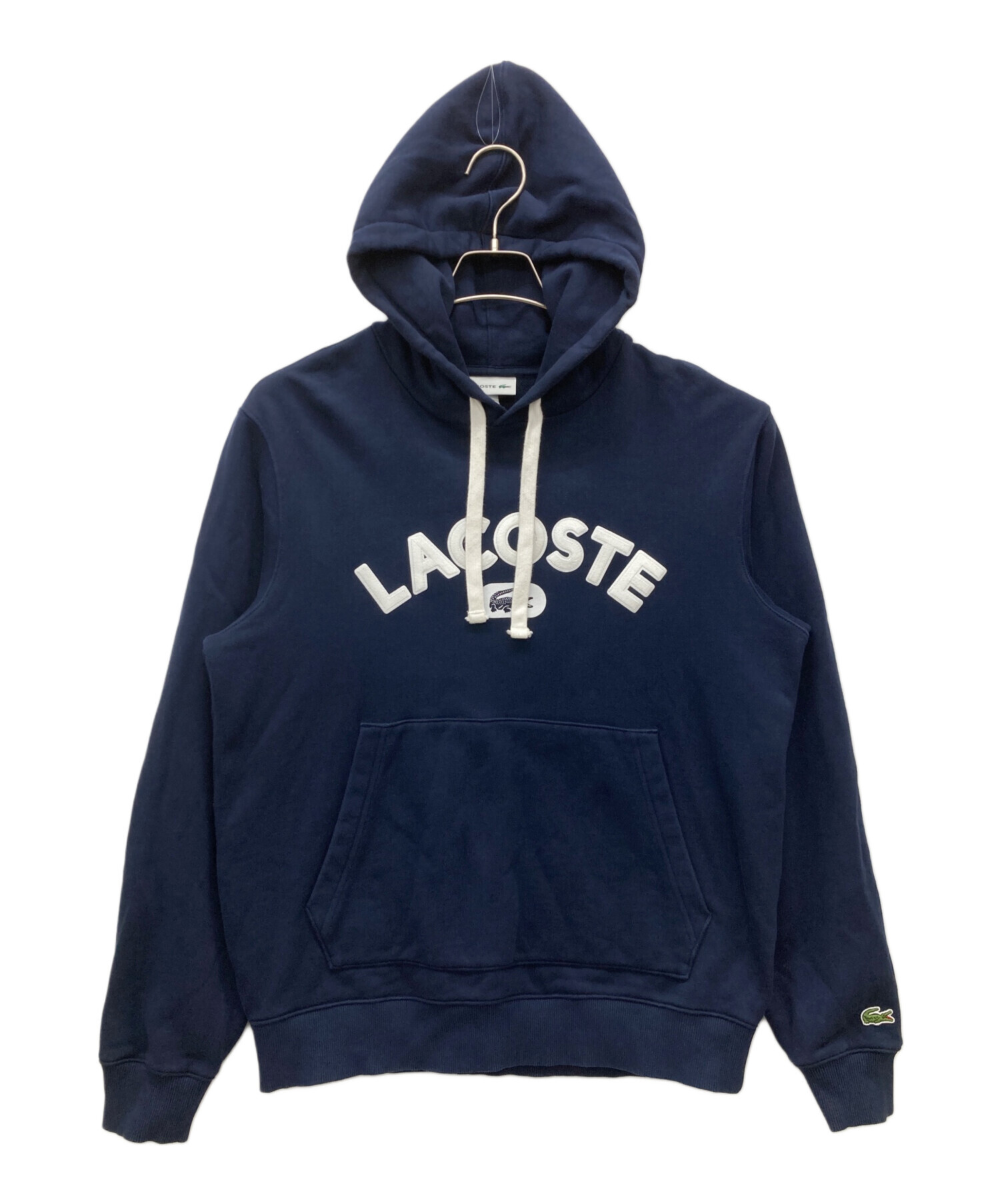 中古・古着通販】LACOSTE (ラコステ) ロゴプリントフードスウェット