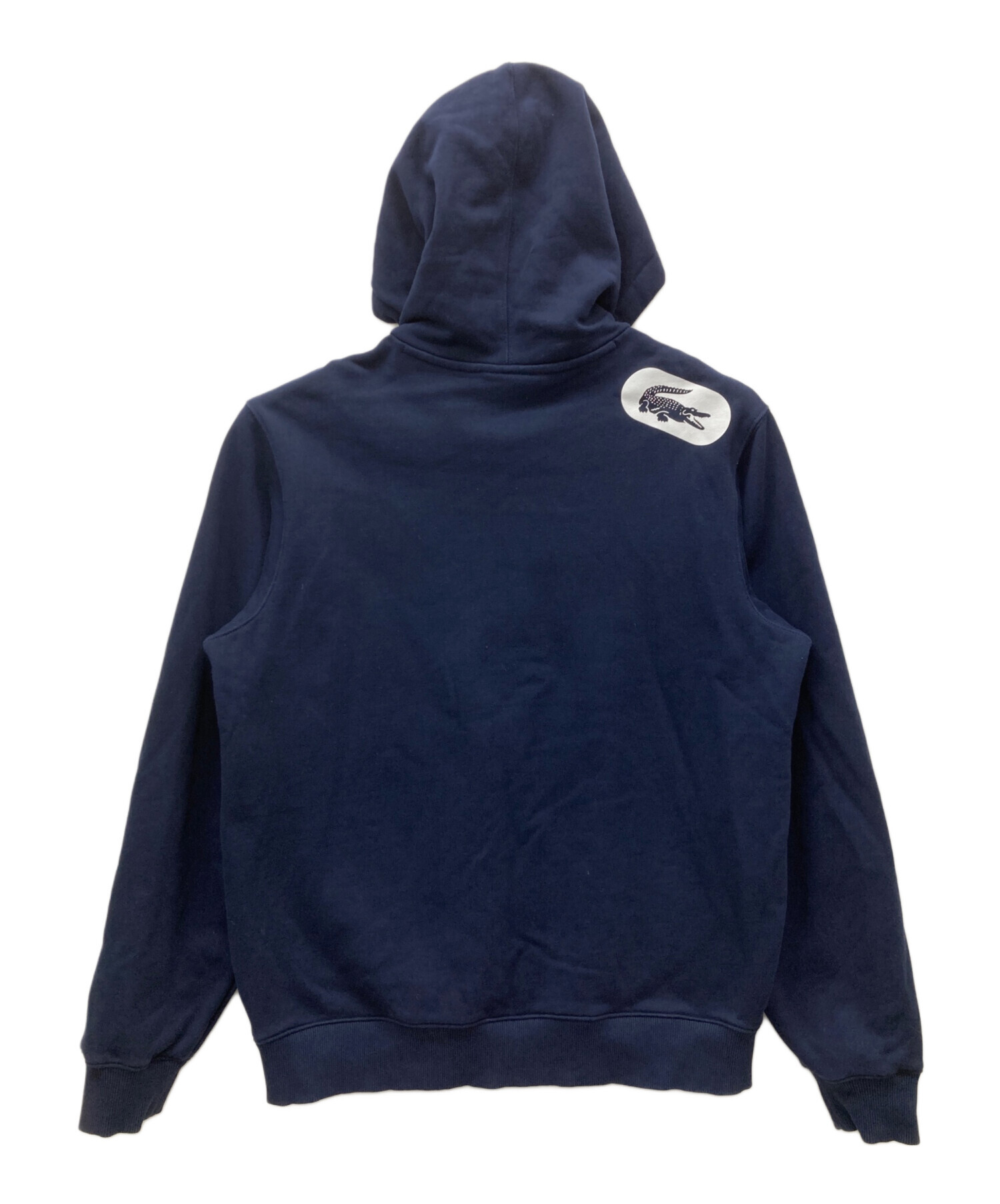 中古・古着通販】LACOSTE (ラコステ) ロゴプリントフードスウェット