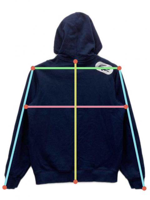 中古・古着通販】LACOSTE (ラコステ) ロゴプリントフードスウェット