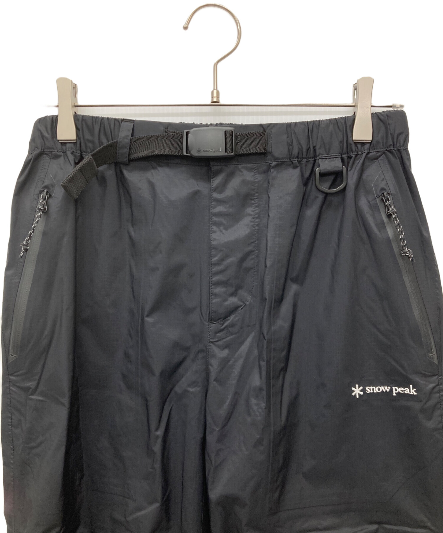  peak スノーピーク パンツ（その他） L 黒 【古着】【中古】【送料無料】 中古・古着通販】Snow peak (スノーピーク) Strech Cloth Pants