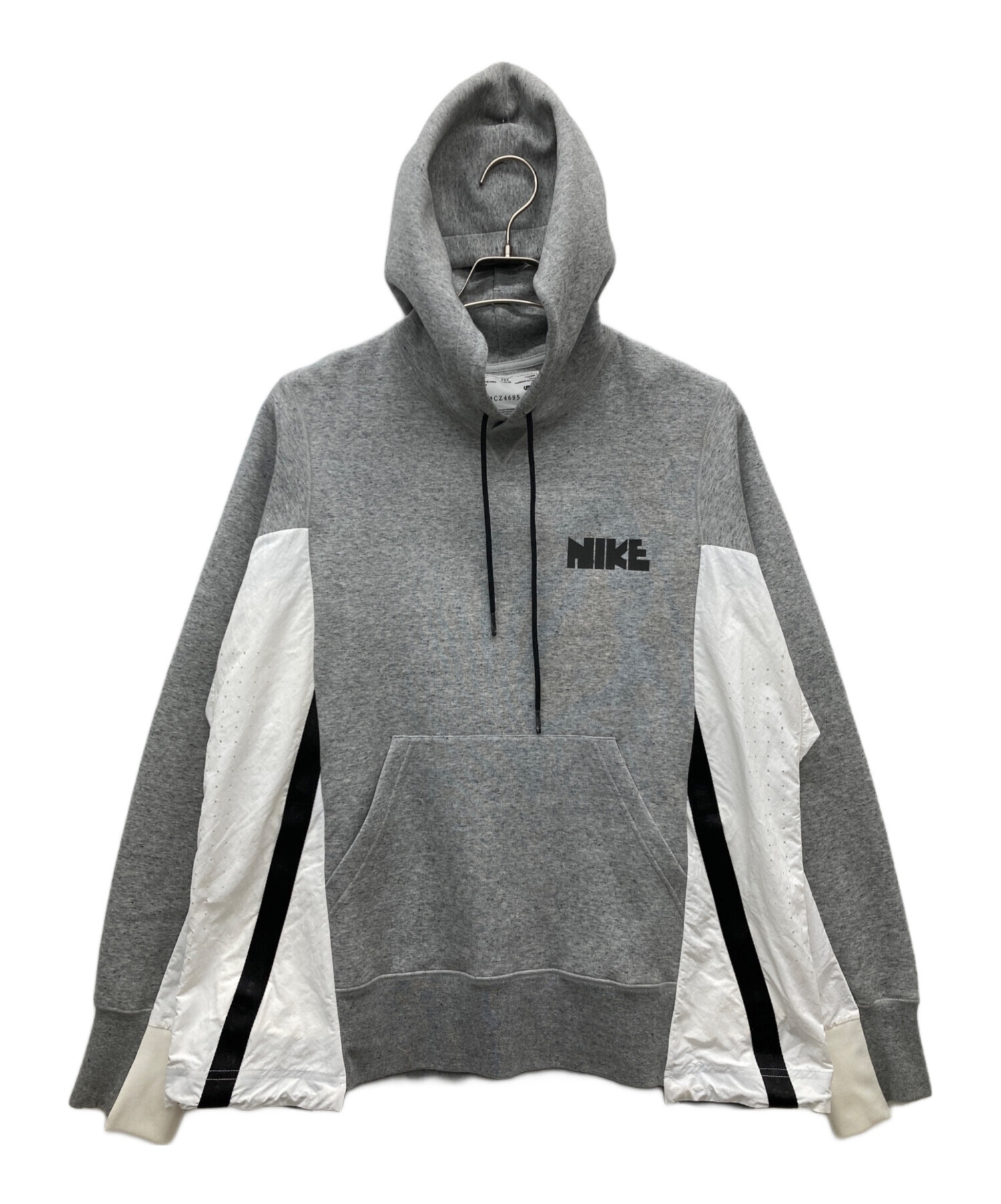 中古・古着通販】NIKE (ナイキ) sacai (サカイ) パーカー グレー  