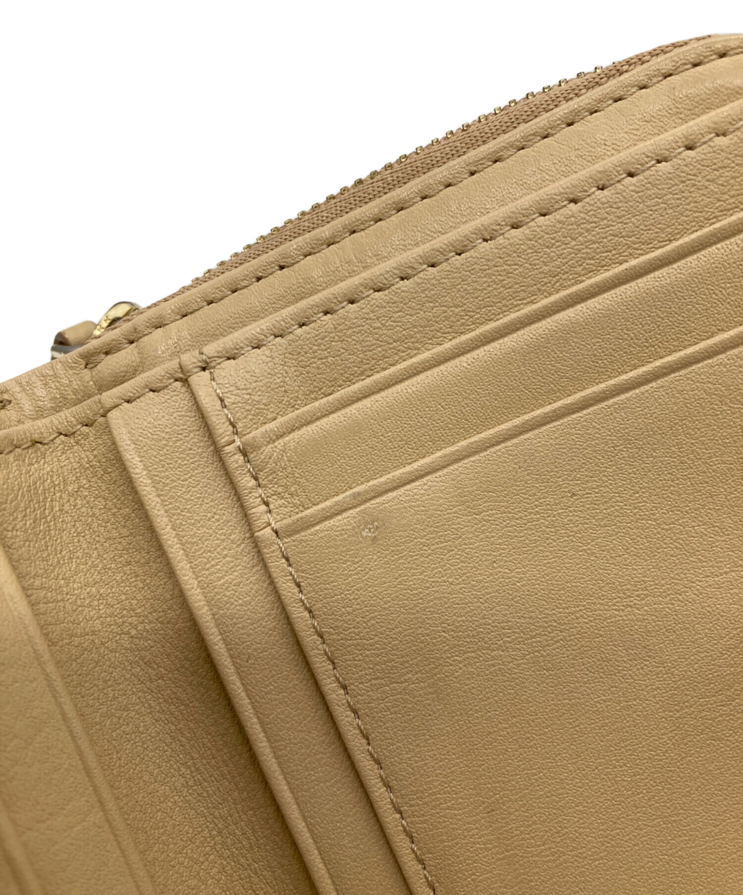 中古・古着通販】MCM (エムシーエム) 2つ折り財布 ゴールドカラー