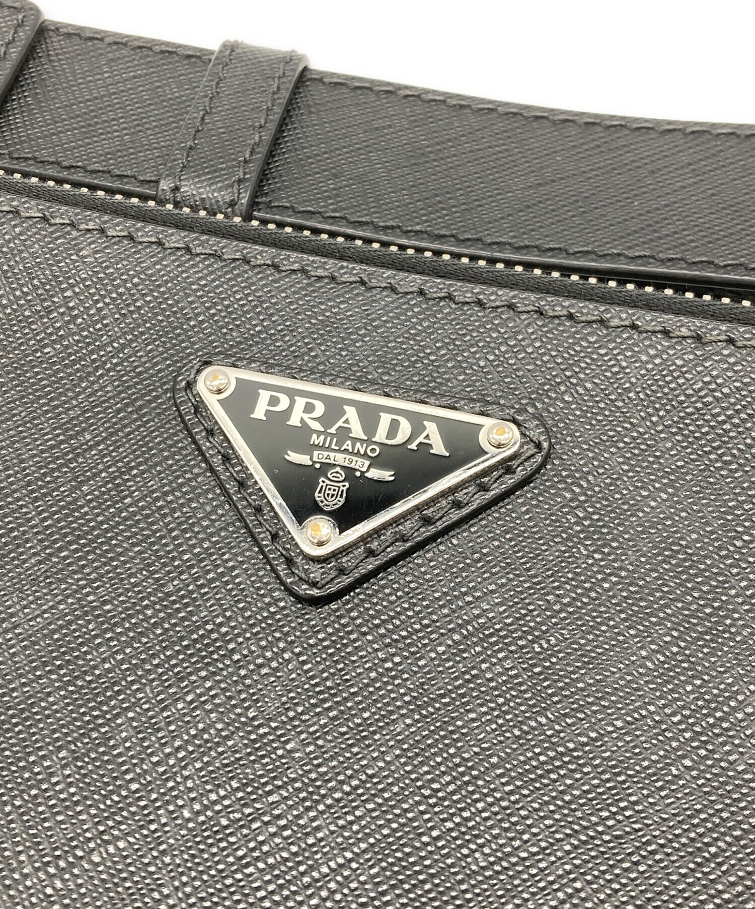 中古・古着通販】PRADA (プラダ) セカンドバッグ ブラック｜ブランド