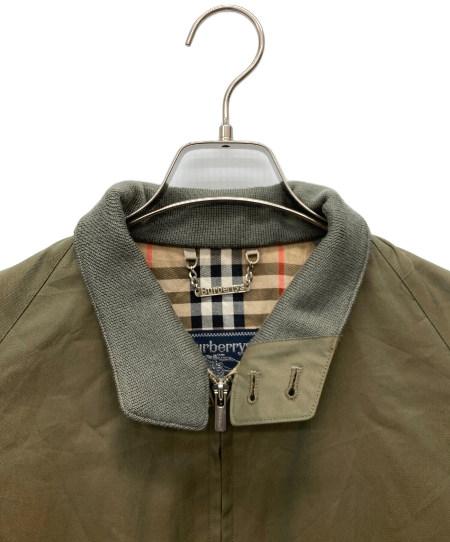 BURBERRY ブルゾン ジャケット 玉虫色 バーバリー ミリタリー 中古・古着通販】Burberry's (バーバリーズ) ブルゾン 玉虫色 サイズ