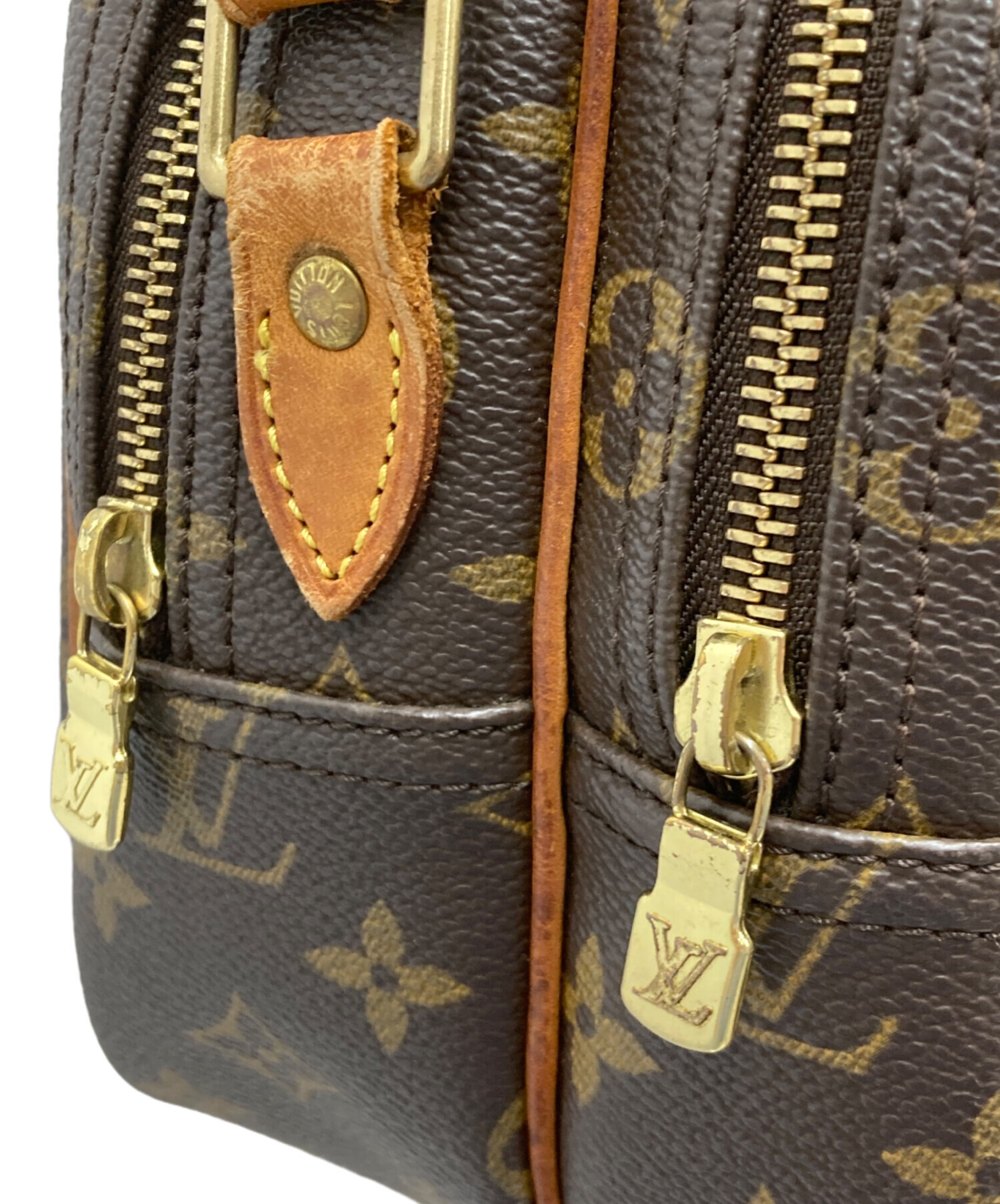 ルイヴィトン　モノグラム　リポーターPM ショルダーバッグ　ブラウン　0179 ルイヴィトンリポーター PM 14145 ブラウン ユニセックス