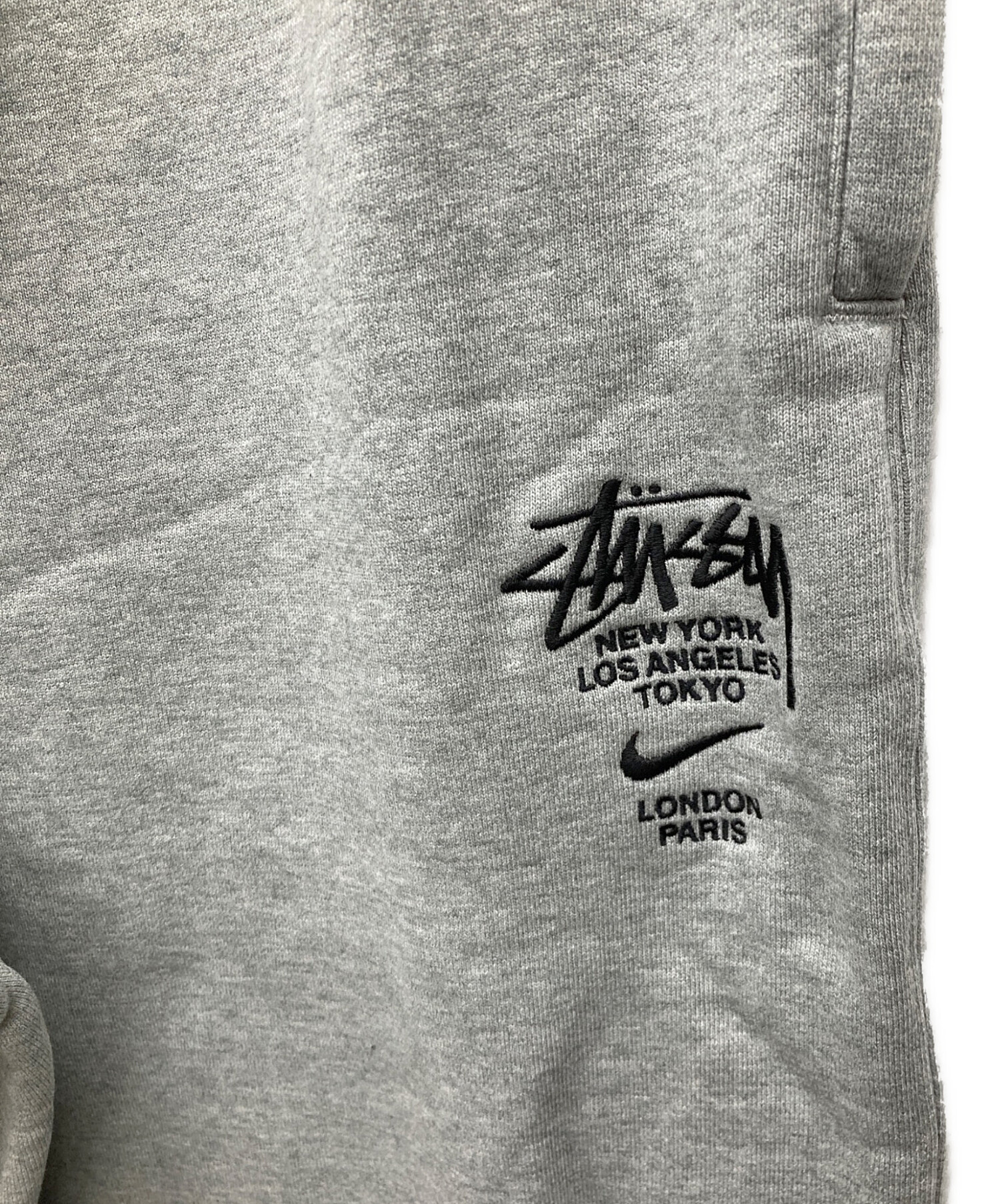 『値下げ交渉可』NIKE Stussyグレー　スウェット Stussy x Nike Fleece Crew 