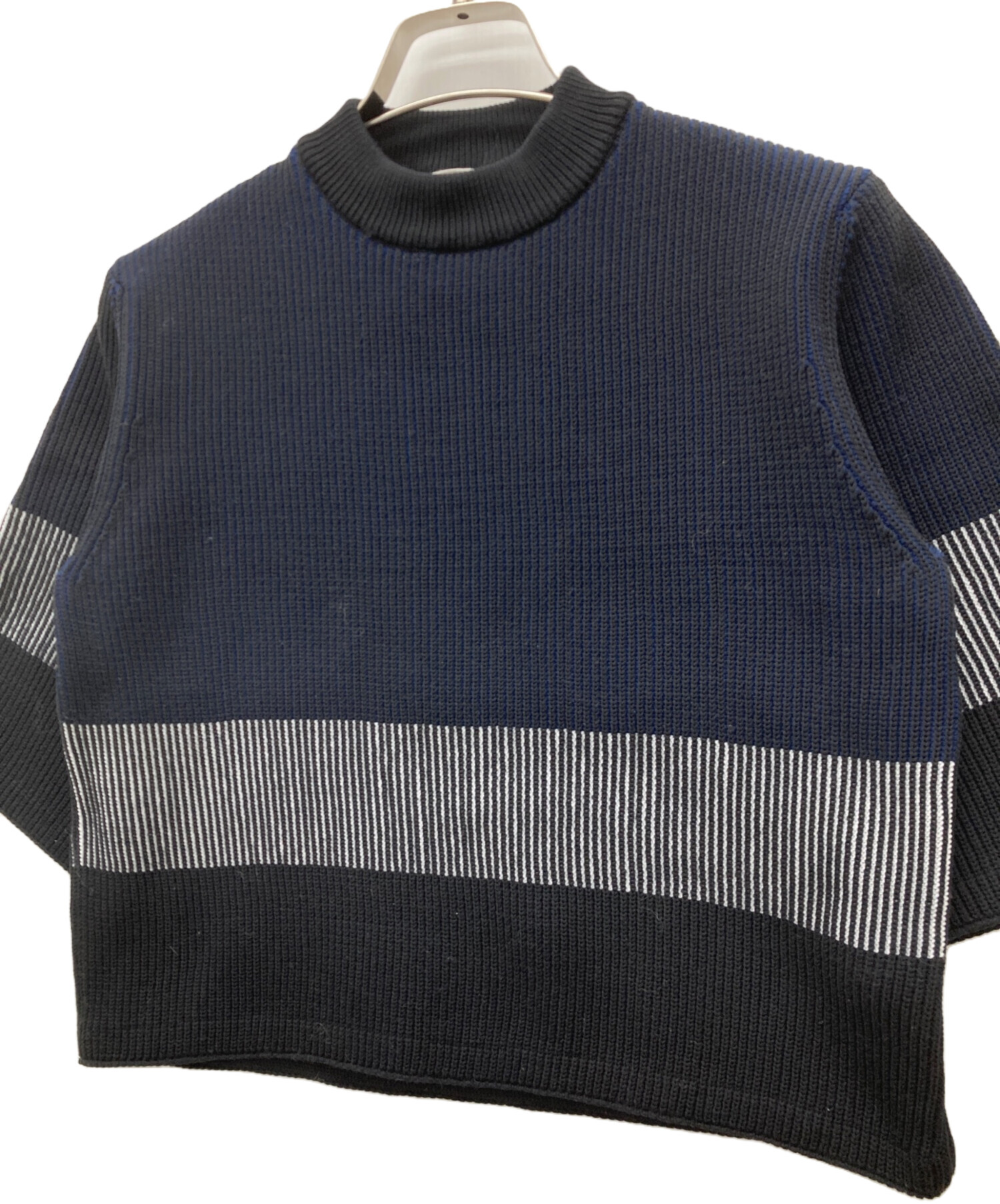 中古・古着通販】ADEAM (アディアム) ニット ネイビー サイズ:SIZE 4 