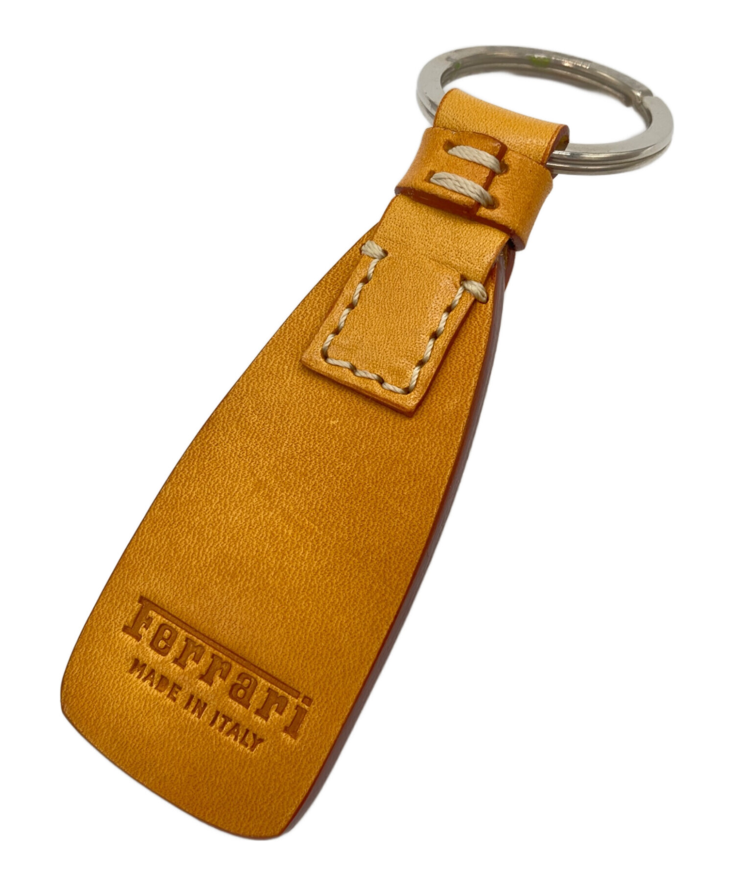 フェラーリ オフィシャル レザー キーホルダー Ferrari 中古・古着通販】Ferrari (フェラーリ) レザーキーホルダー｜ブランド