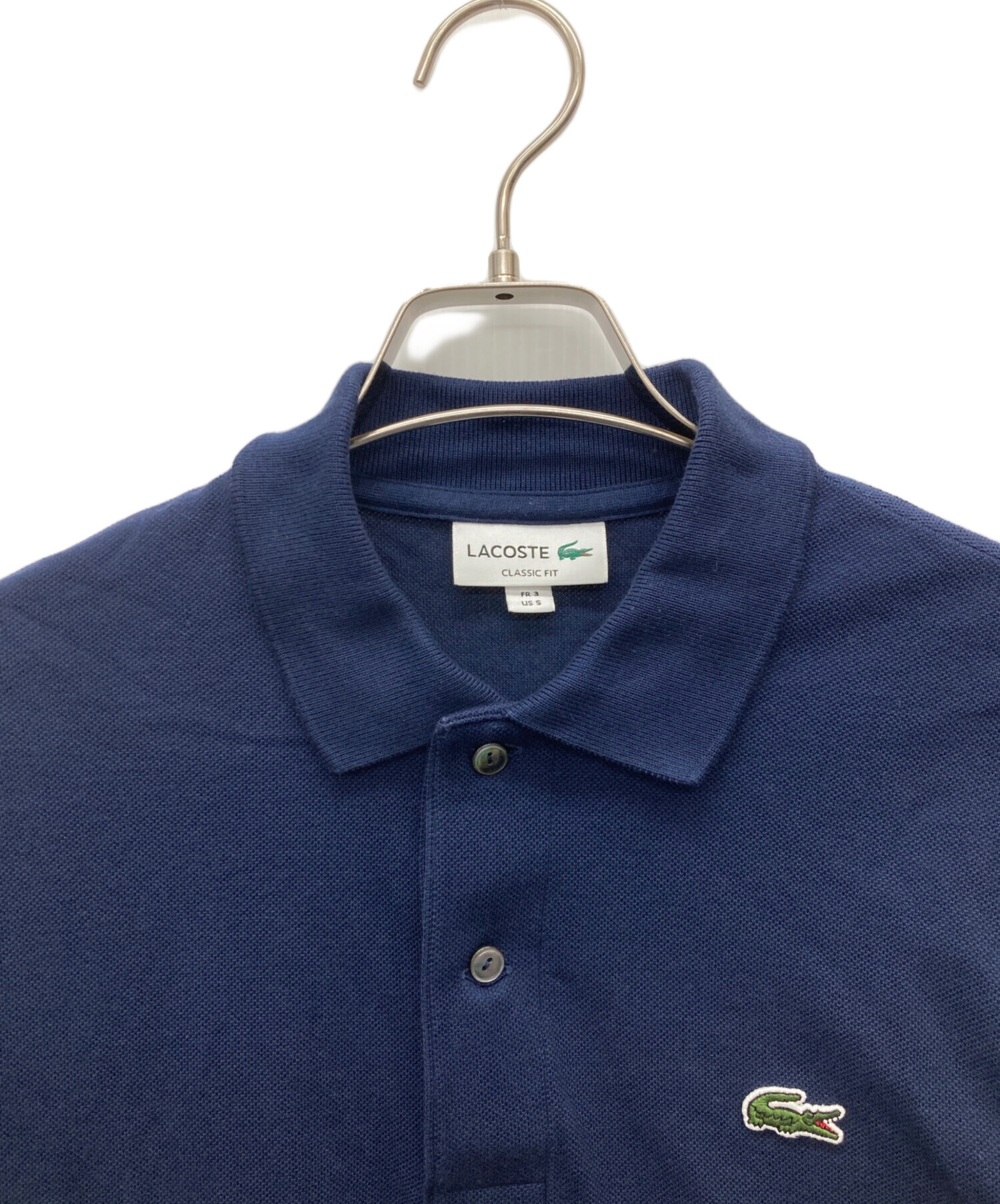 中古・古着通販】LACOSTE (ラコステ) ポロシャツ ネイビー サイズ:SIZE 