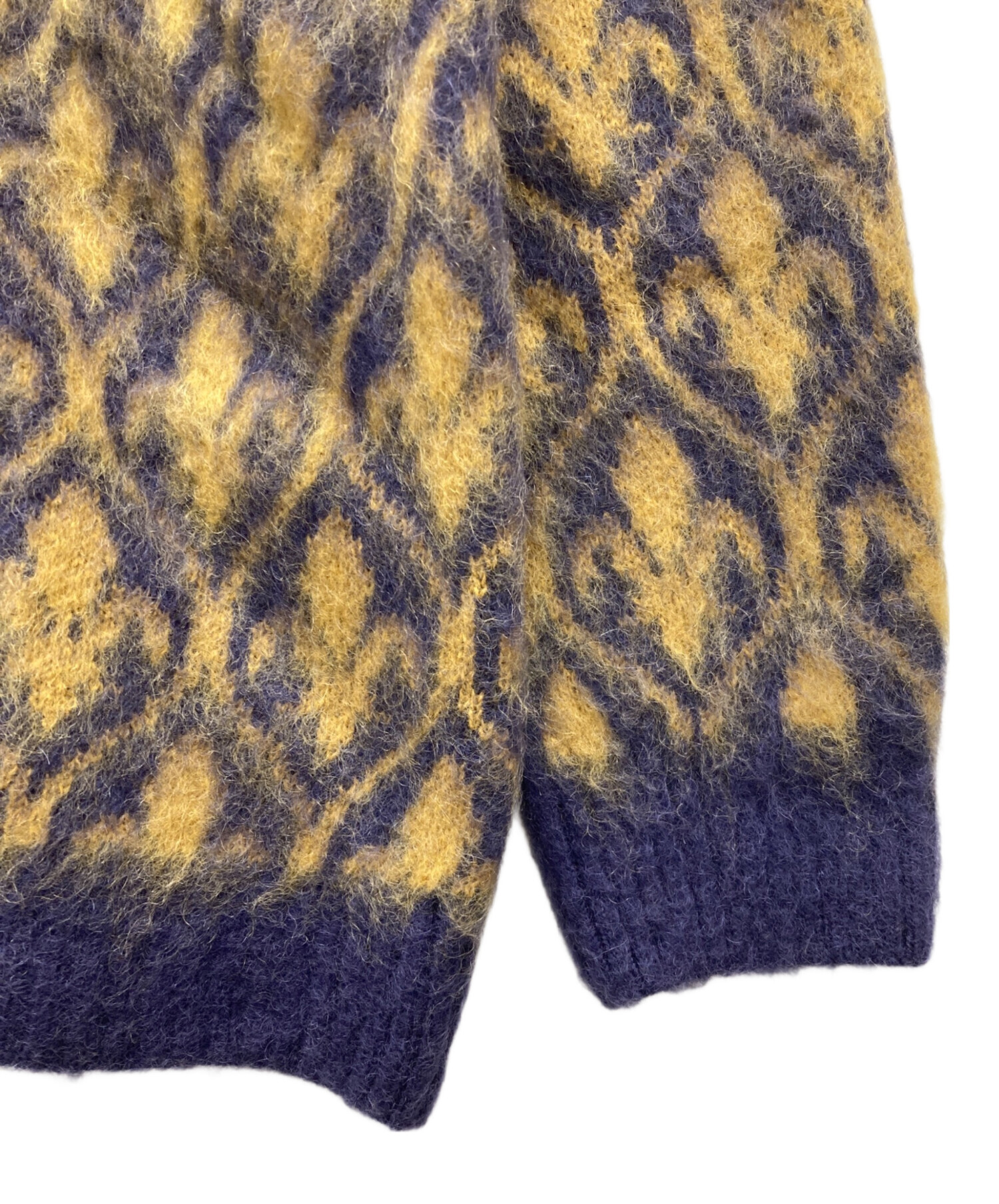 中古・古着通販】Needles (ニードルズ) モヘヤカーディガン パープル