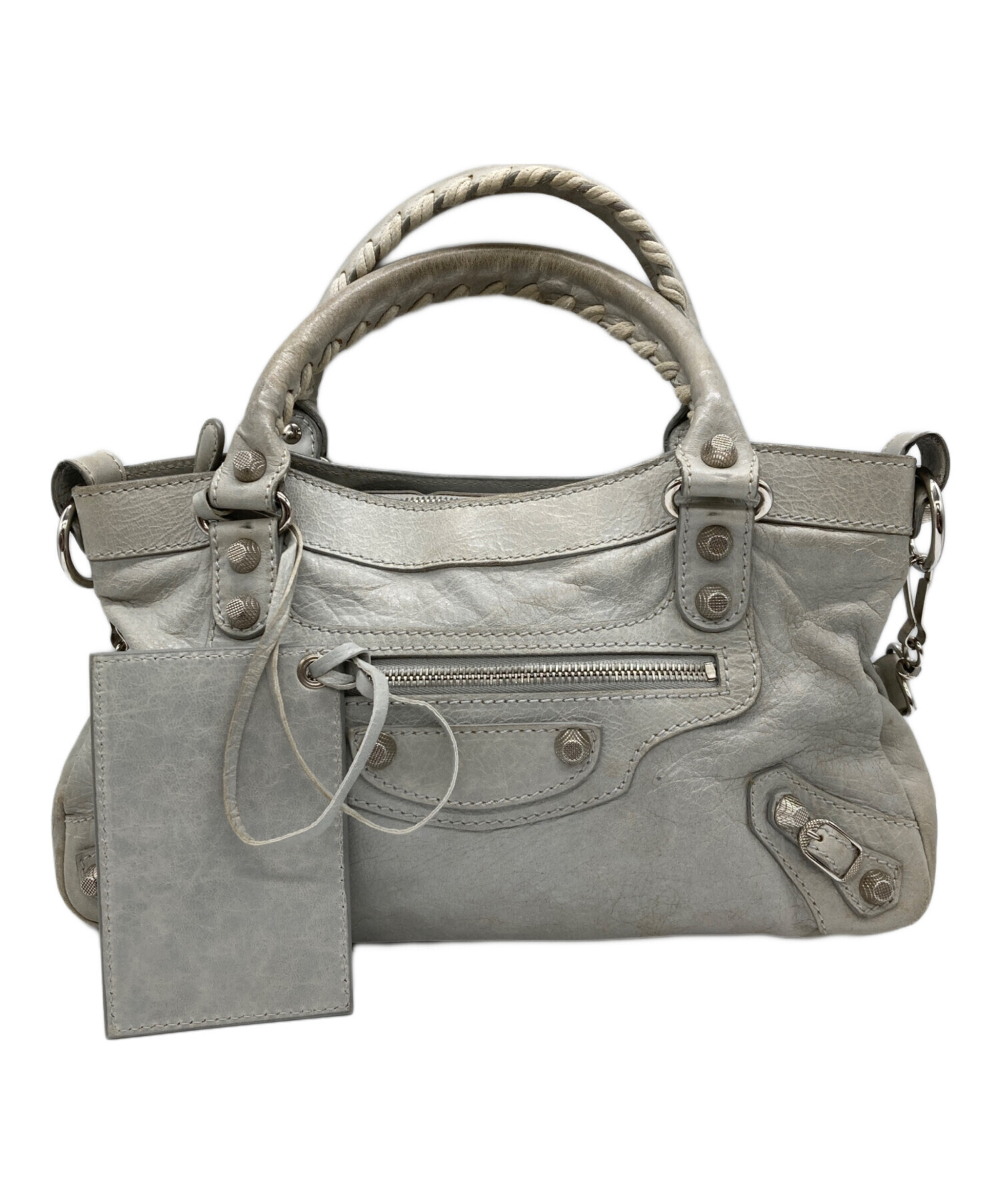 中古・古着通販】BALENCIAGA (バレンシアガ) ハンドバッグ グレー 