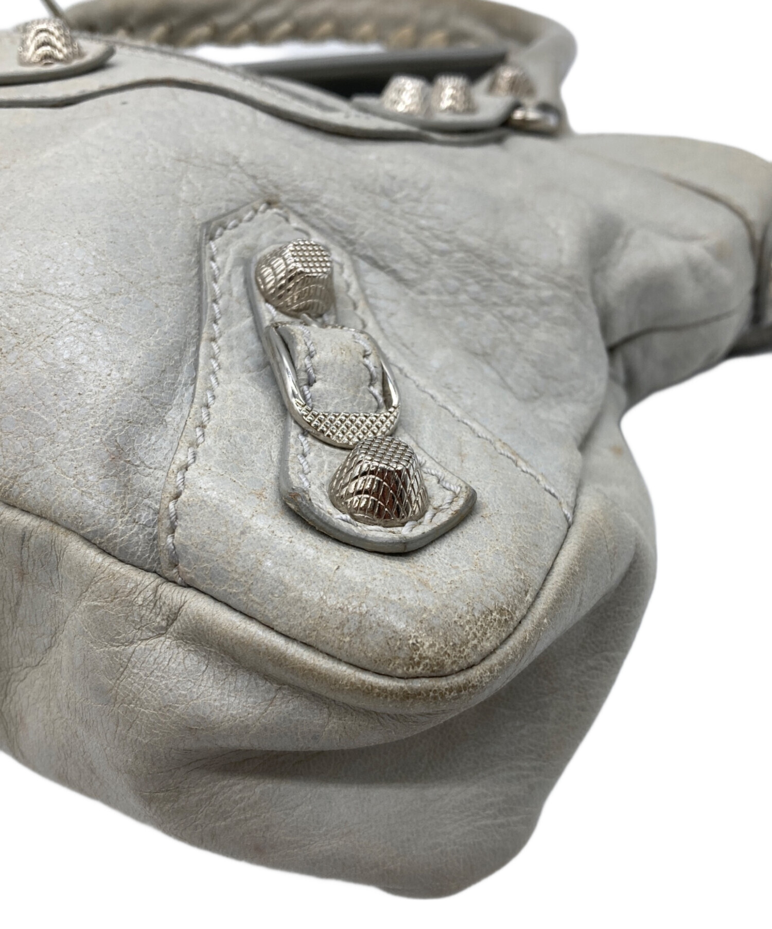 中古・古着通販】BALENCIAGA (バレンシアガ) ハンドバッグ グレー 