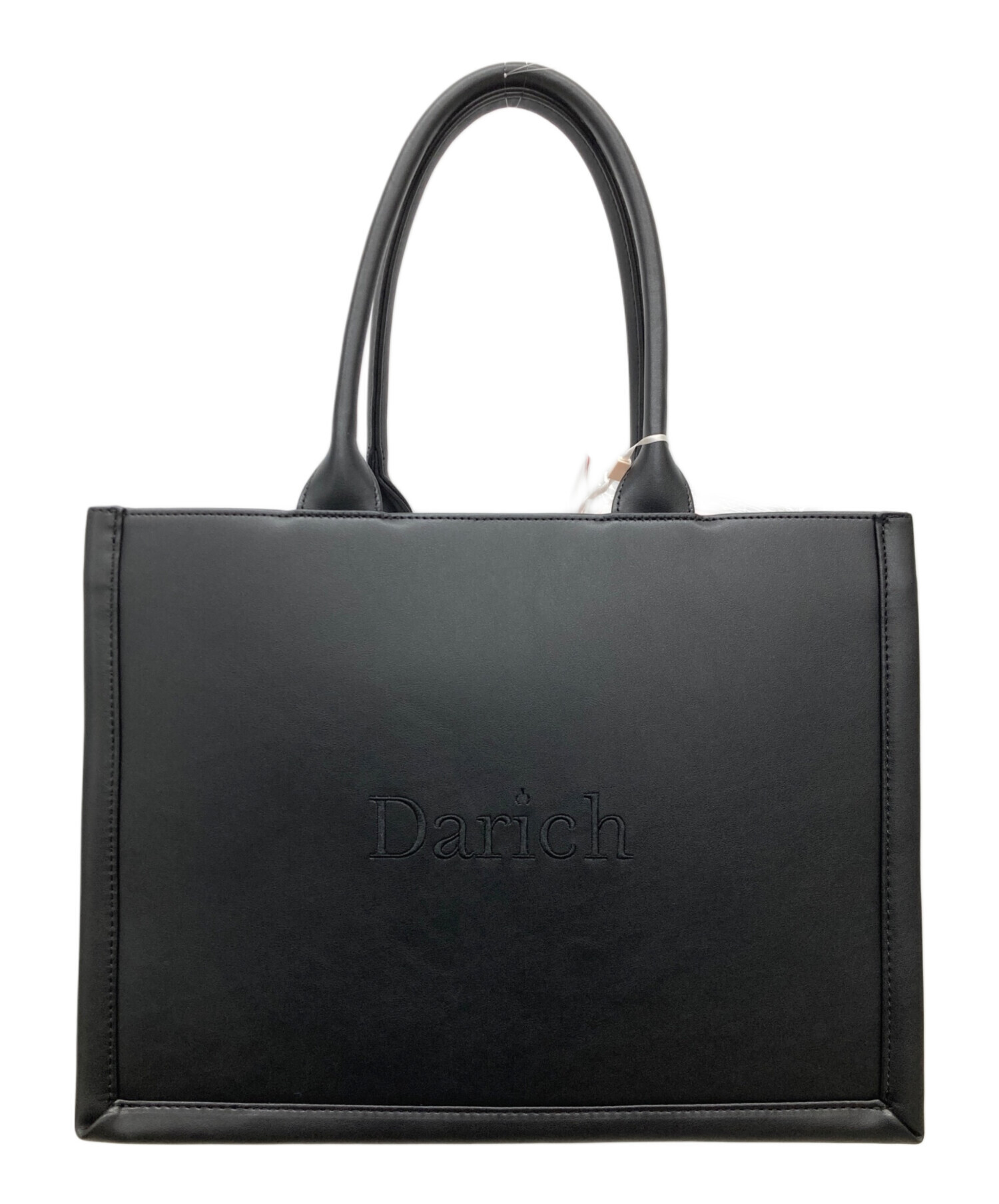 ♡*様 Darich ロゴレザートートバッグ ダーリッチ Darich ロゴレザートートバッグ （ブラック