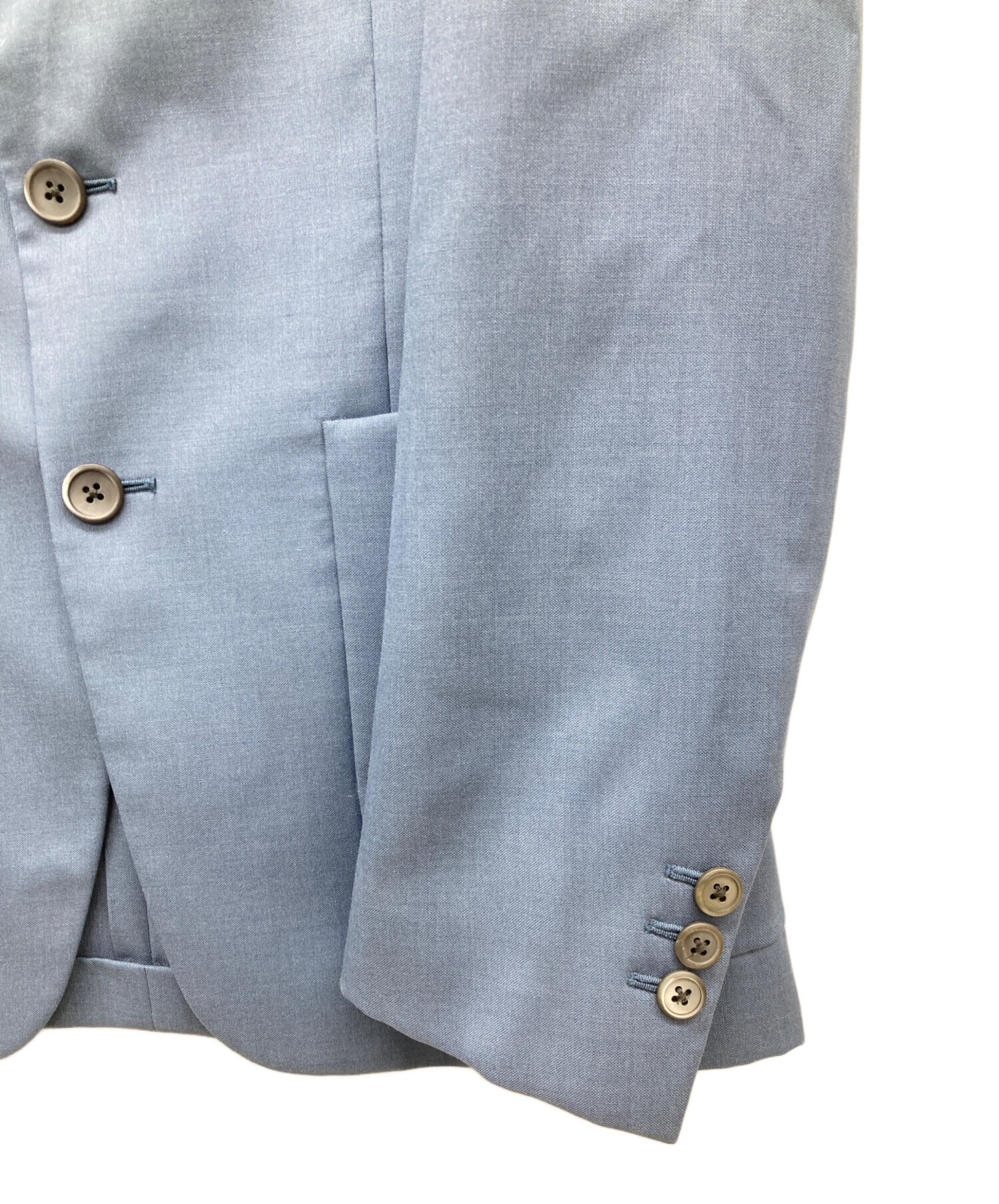 中古・古着通販】PRADA (プラダ) テーラードジャケット ブルー サイズ