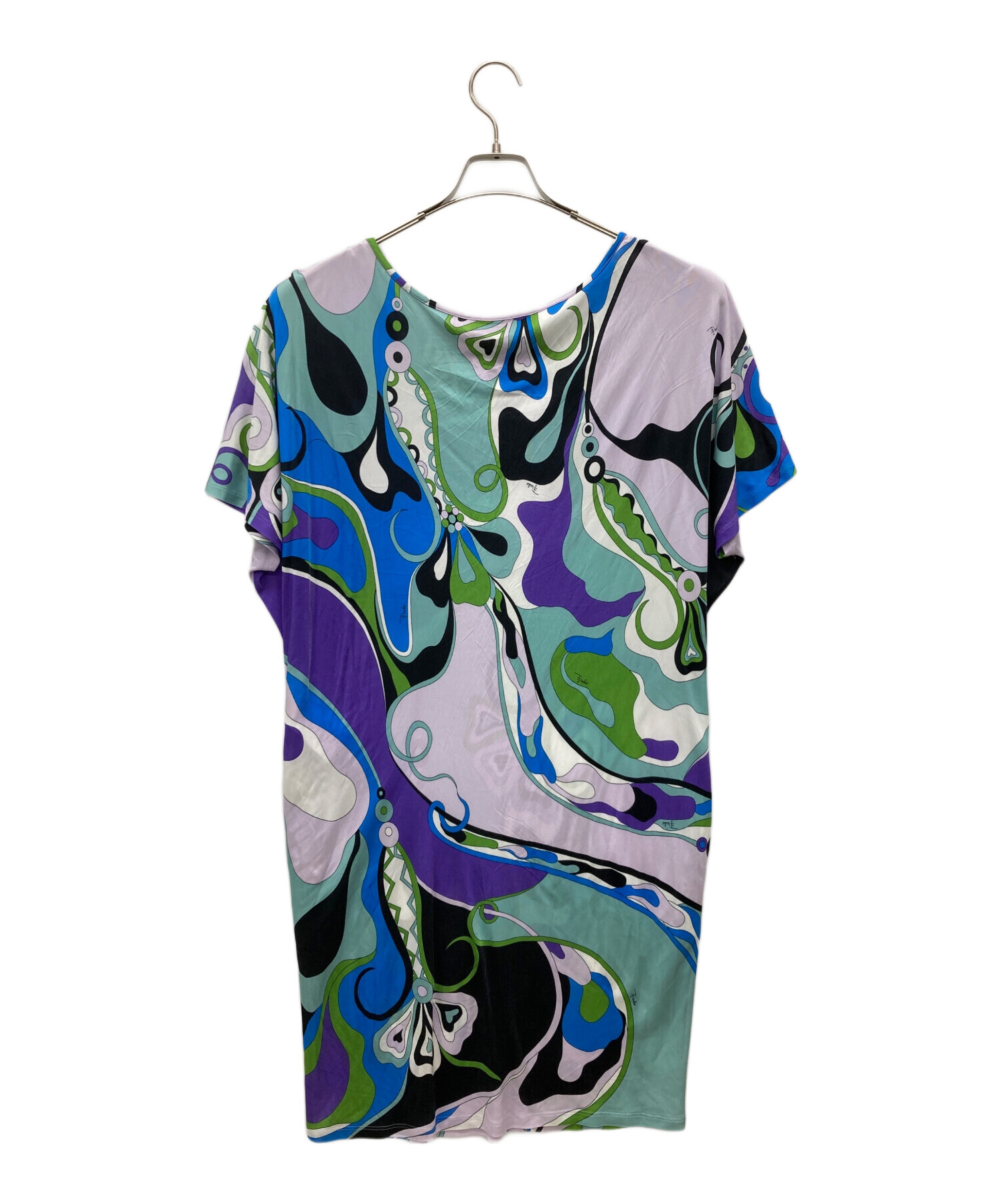 中古・古着通販】Emilio Pucci (エミリオ プッチ) ワンピース ブルー