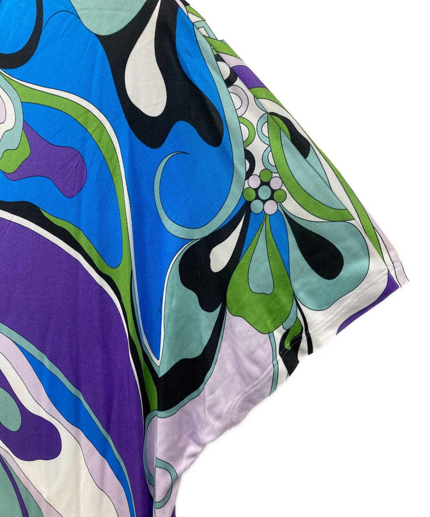 中古・古着通販】Emilio Pucci (エミリオ プッチ) ワンピース ブルー
