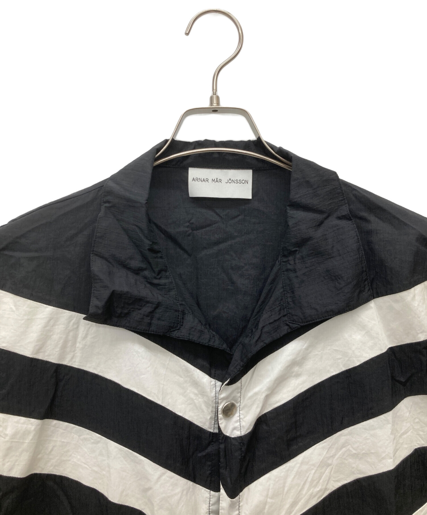 中古・古着通販】RANRA (ランラ) PANELLED SHIRT ブラック 中古・古着通販】RANRA (ランラ) PANELLED SHIRT ブラック