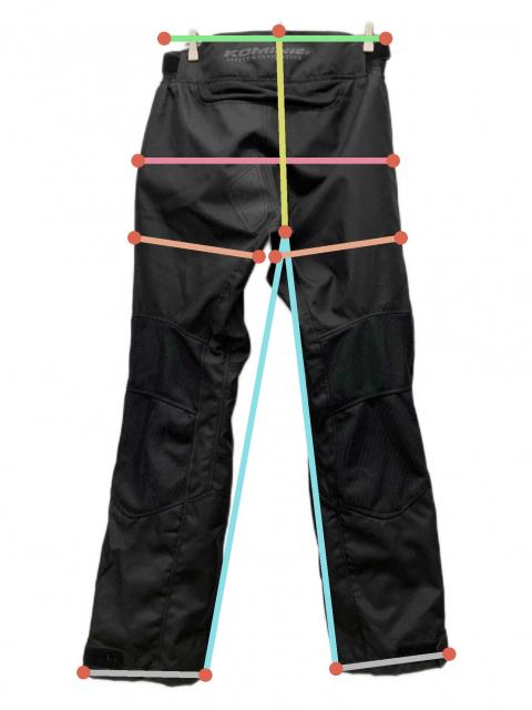 中古・古着通販】komine (コミネ) ライダースパンツ ブラック サイズ