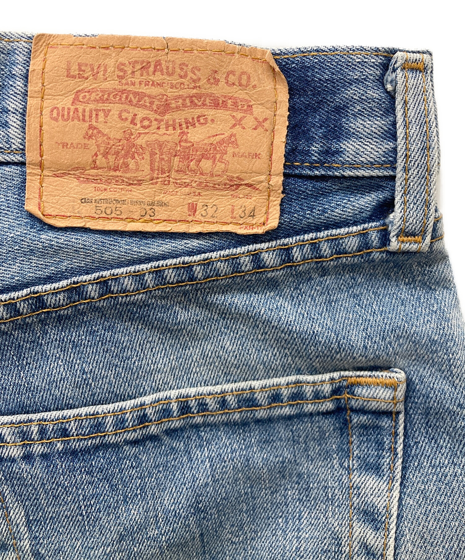 中古・古着通販】LEVI'S (リーバイス) 505デニムパンツ インディゴ