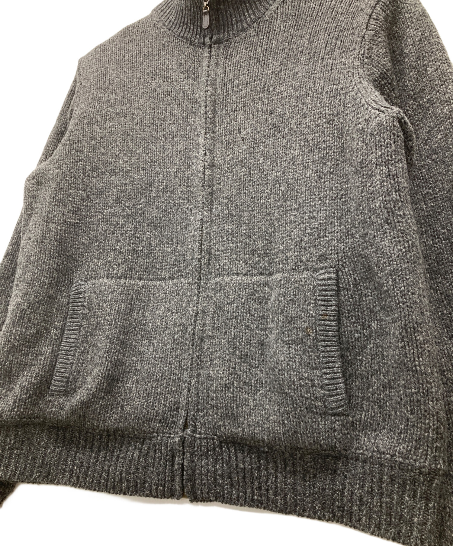 中古・古着通販】L.L.Bean (エルエルビーン) ジップアップニット 