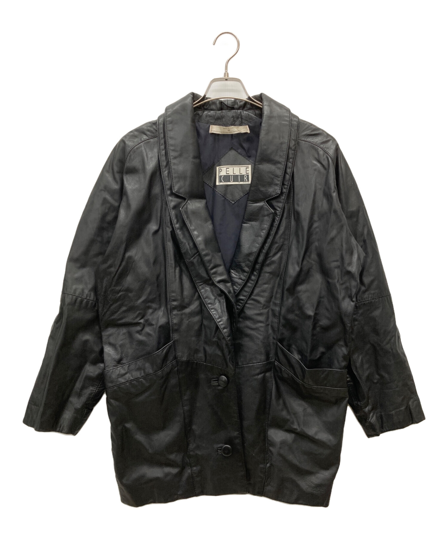 中古・古着通販】PELLE CUIR (ペール キュアー) 80sレザージャケット