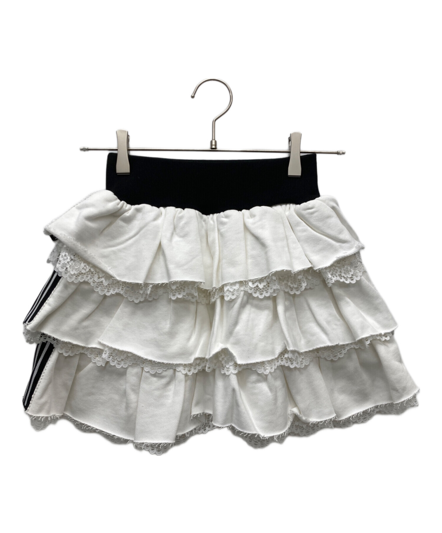 ダーリッチ darich スポーティラインフリルミニスカート ホワイト FREE