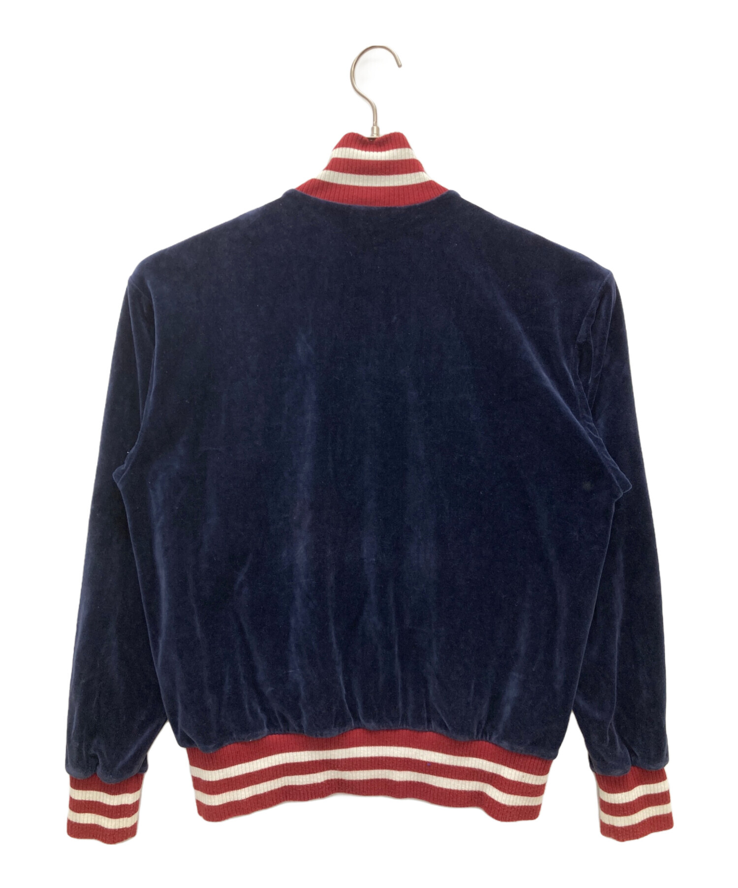 中古・古着通販】PUMA (プーマ) ベロアラックジャケット ネイビー