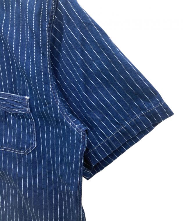中古・古着通販】SUGAR CANE (シュガーケーン) 半袖シャツ ネイビー
