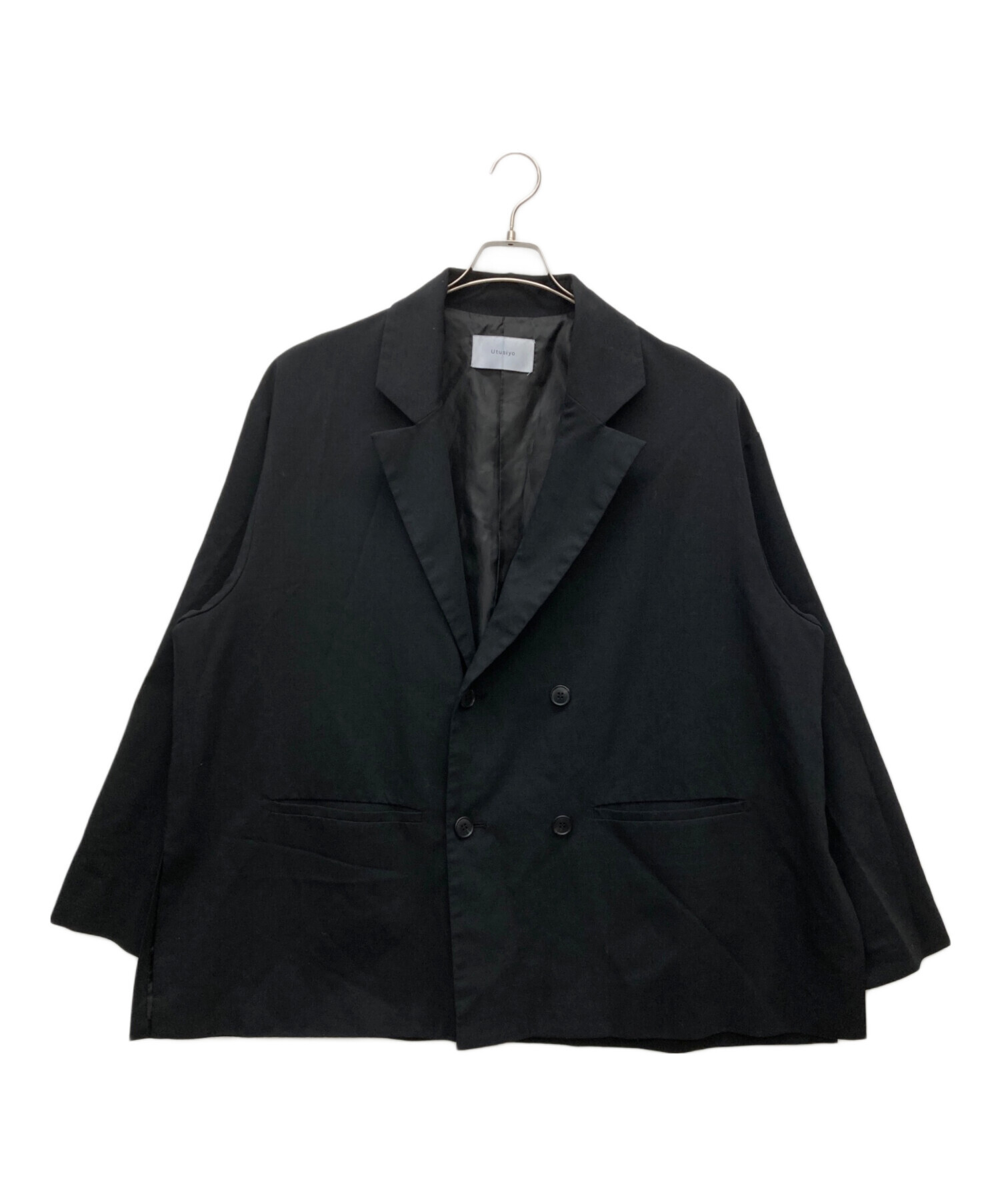中古・古着通販】Utusiyo (ウツシヨ) ジャケット ブラック サイズ:M 