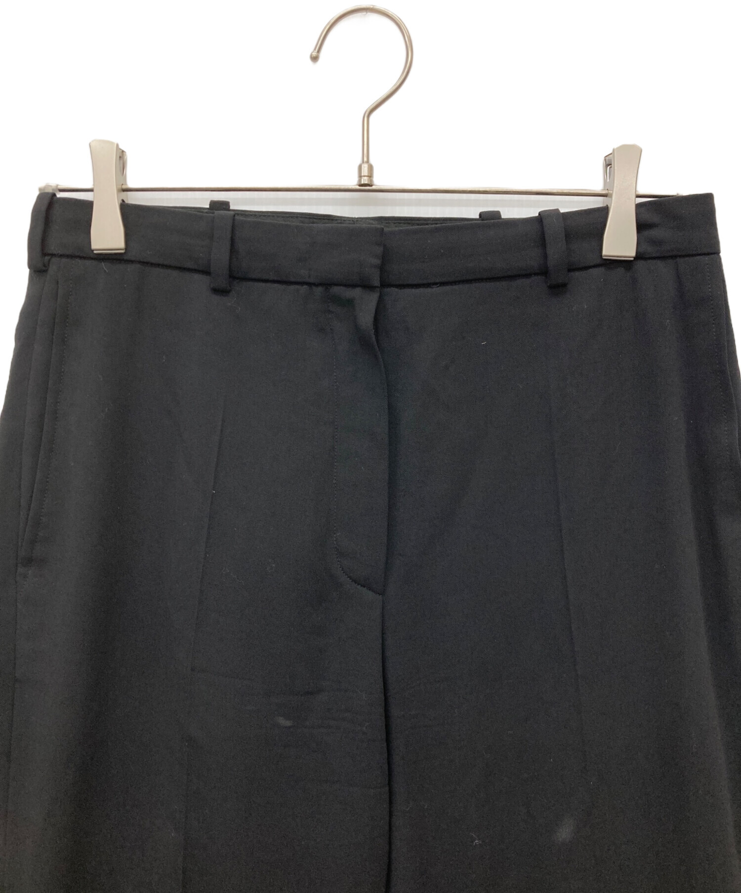 中古・古着通販】HERMES (エルメス) スラックス ブラック サイズ:36 中古・古着通販】HERMES (エルメス) スラックス ブラック サイズ:36