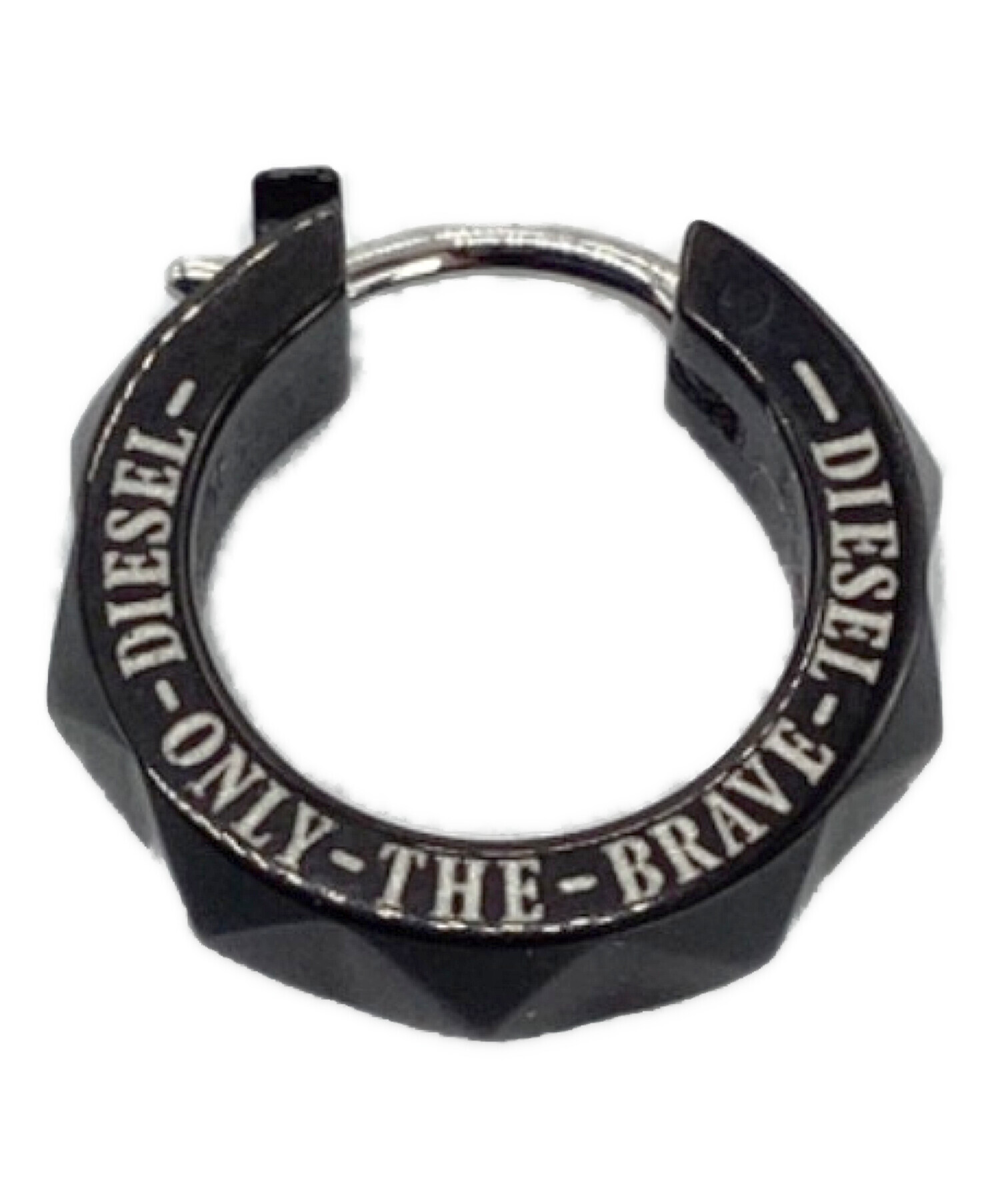 中古・古着通販】DIESEL (ディーゼル) ピアス ONLY THE BRAVE ブラック