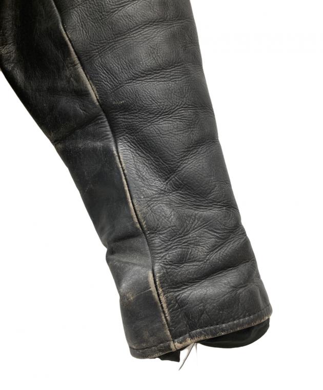 中古・古着通販】triumph (トライアンフ) クロップドレザーライダース