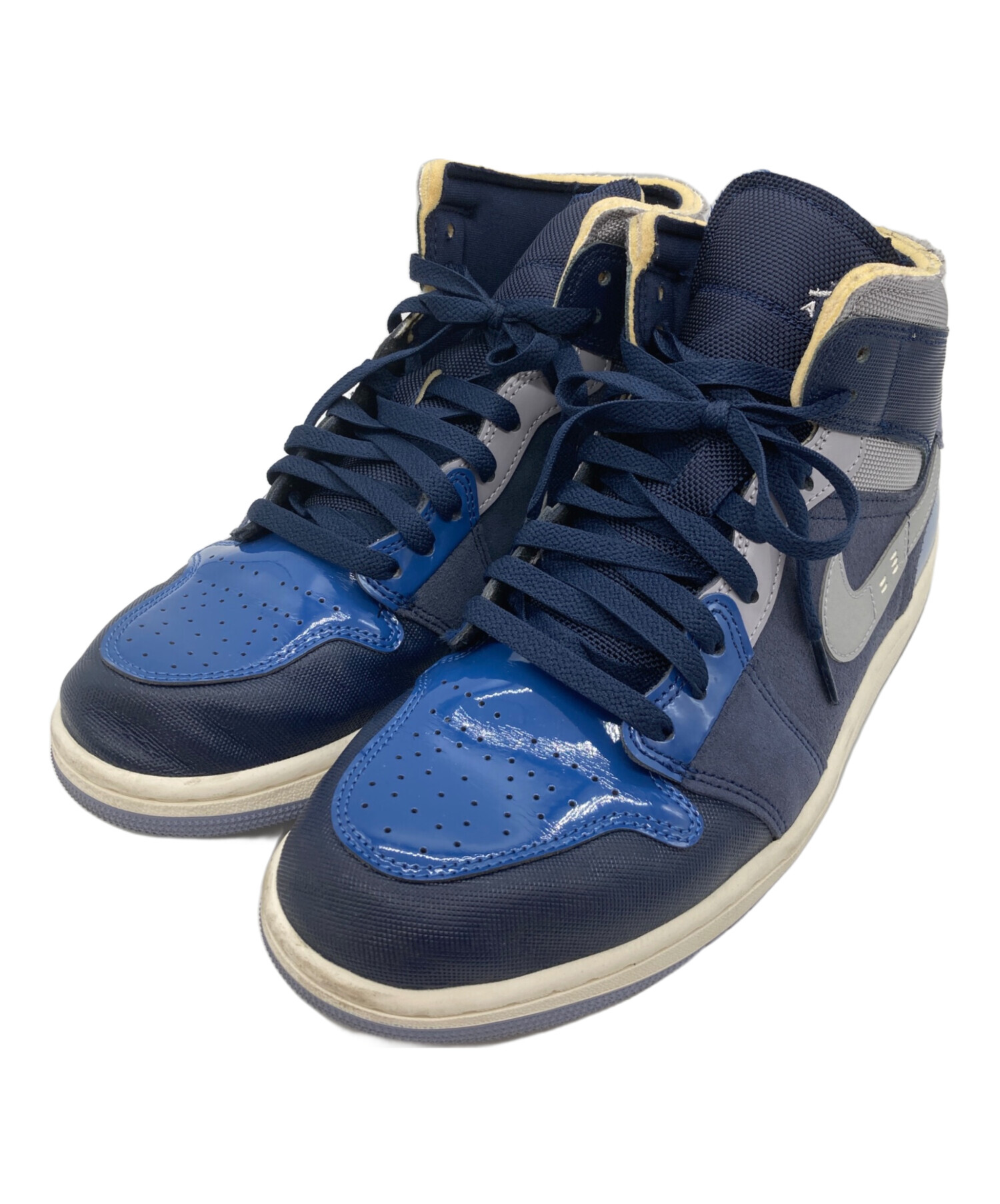 中古・古着通販】NIKE (ナイキ) AIR JORDAN 1 MID SE CRAFT ブルー 