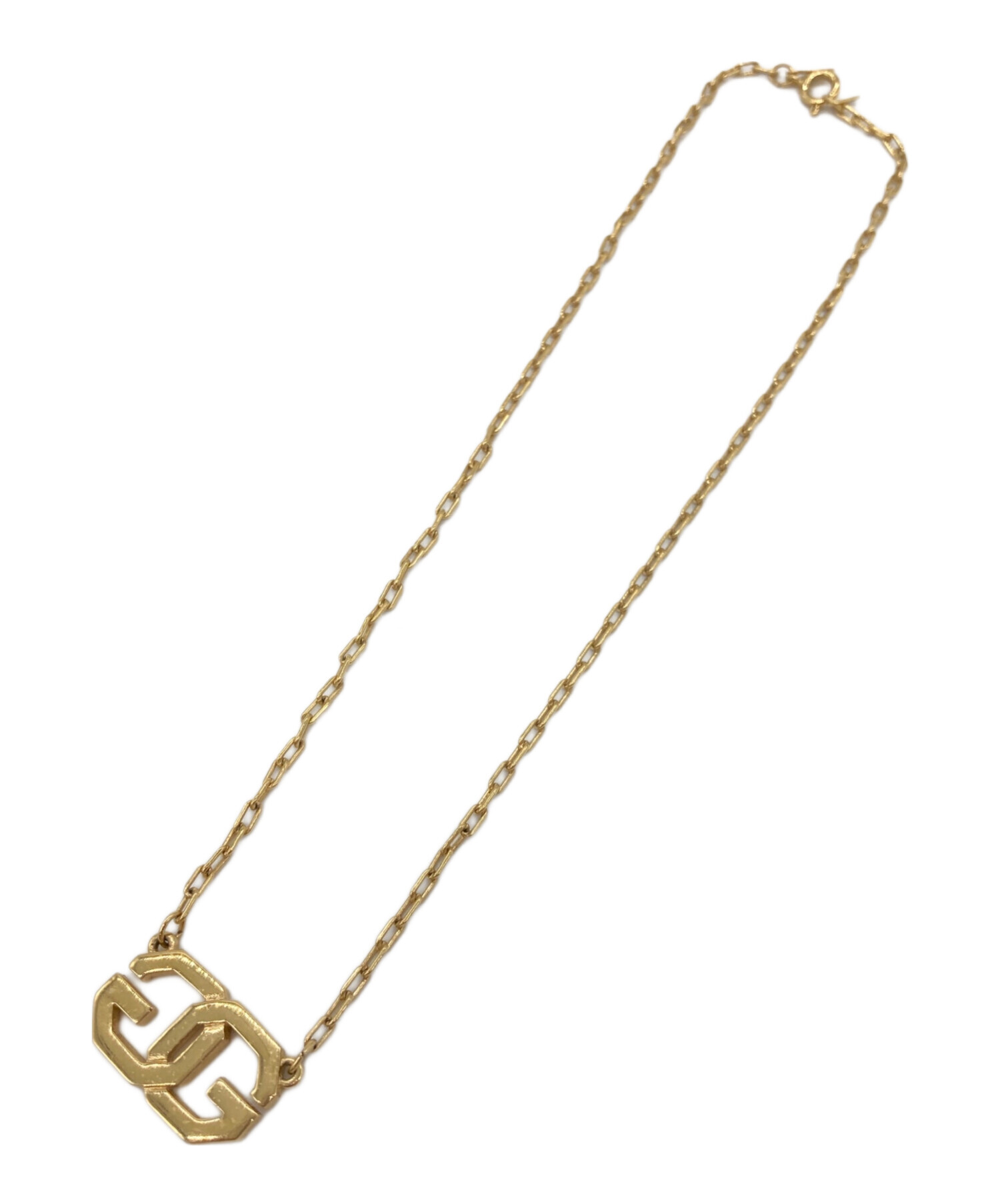 中古・古着通販】GIVENCHY (ジバンシィ) GGロゴネックレス ゴールド