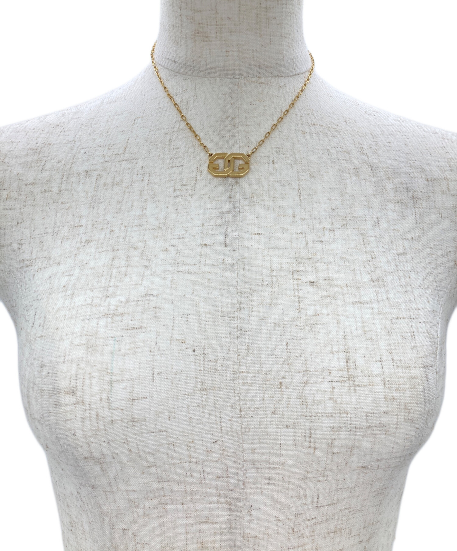中古・古着通販】GIVENCHY (ジバンシィ) GGロゴネックレス ゴールド