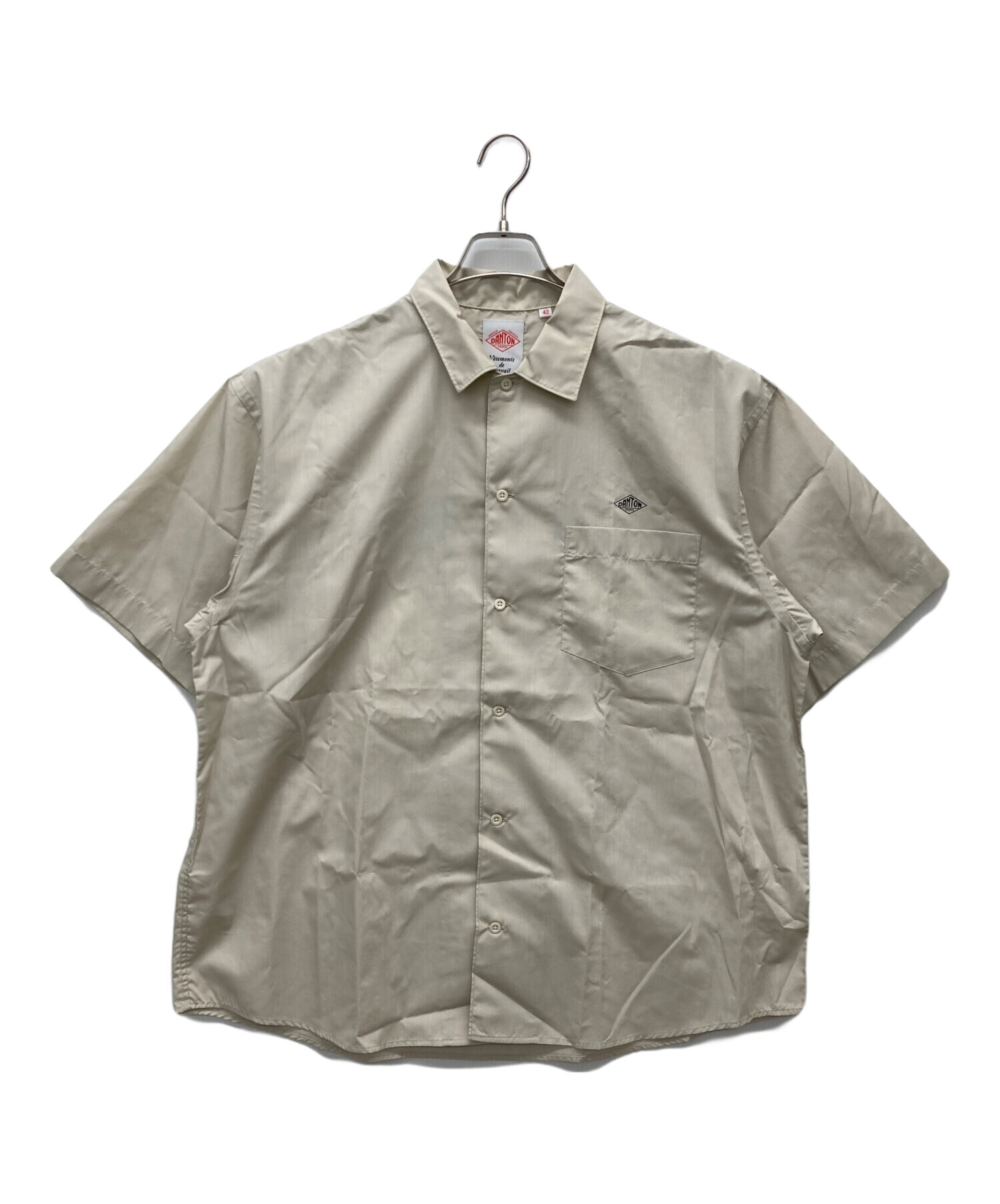 jun1様ご依頼品。DANTONダンガリー&ベージュ2枚セット 中古・古着通販】DANTON (ダントン) バックプリントワークシャツ