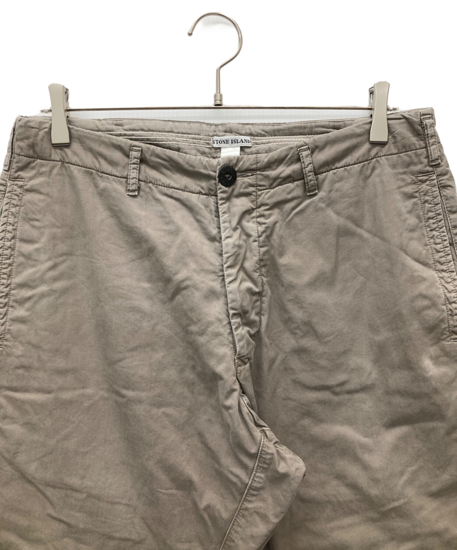 中古・古着通販】STONE ISLAND (ストーンアイランド) チノパン グレー