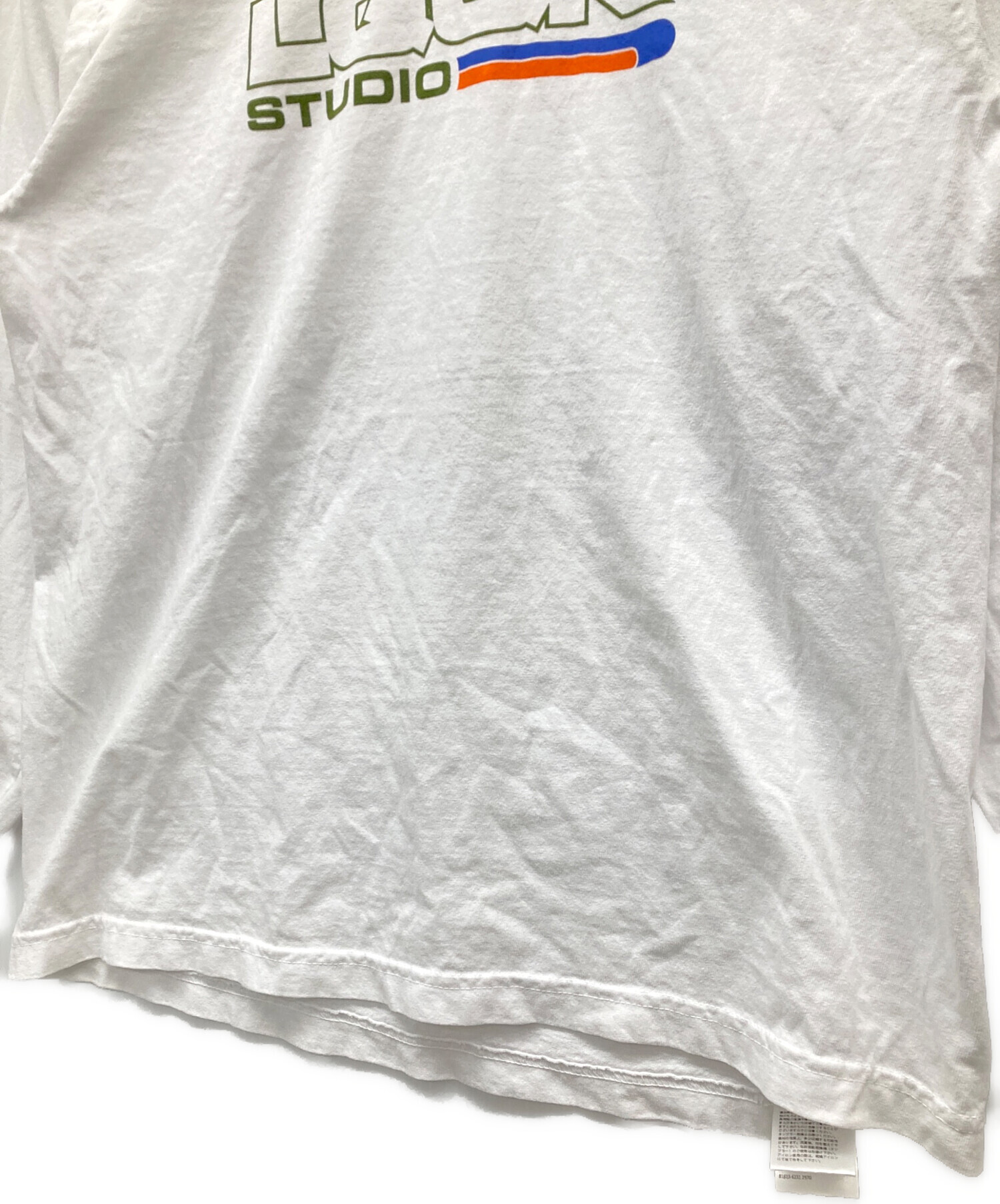 中古・古着通販】LQQK STUDIO (ルックスタジオ) カットソー ホワイト 