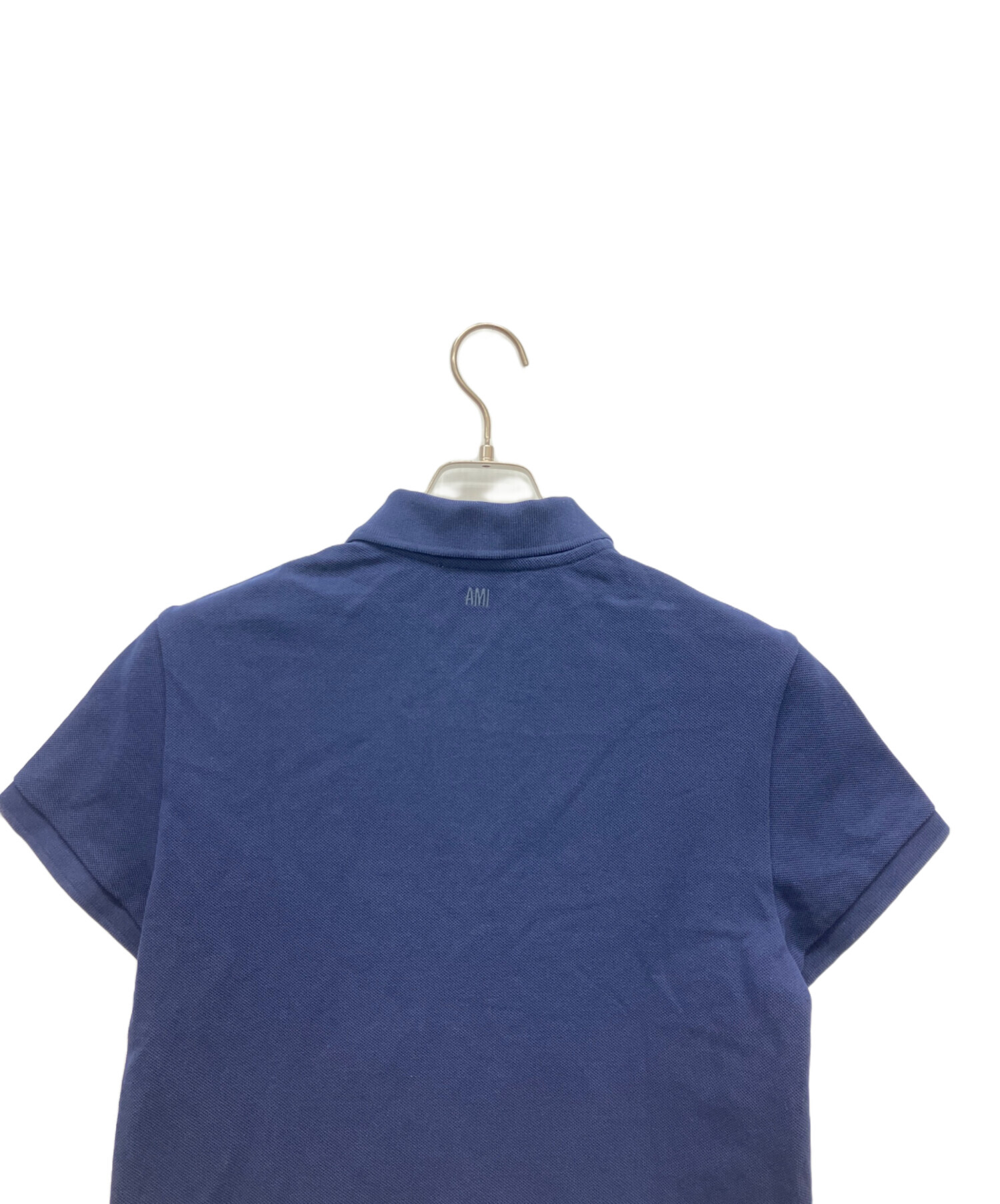 中古・古着通販】ami (アミ) ポロシャツ ネイビー サイズ:XS｜ブランド