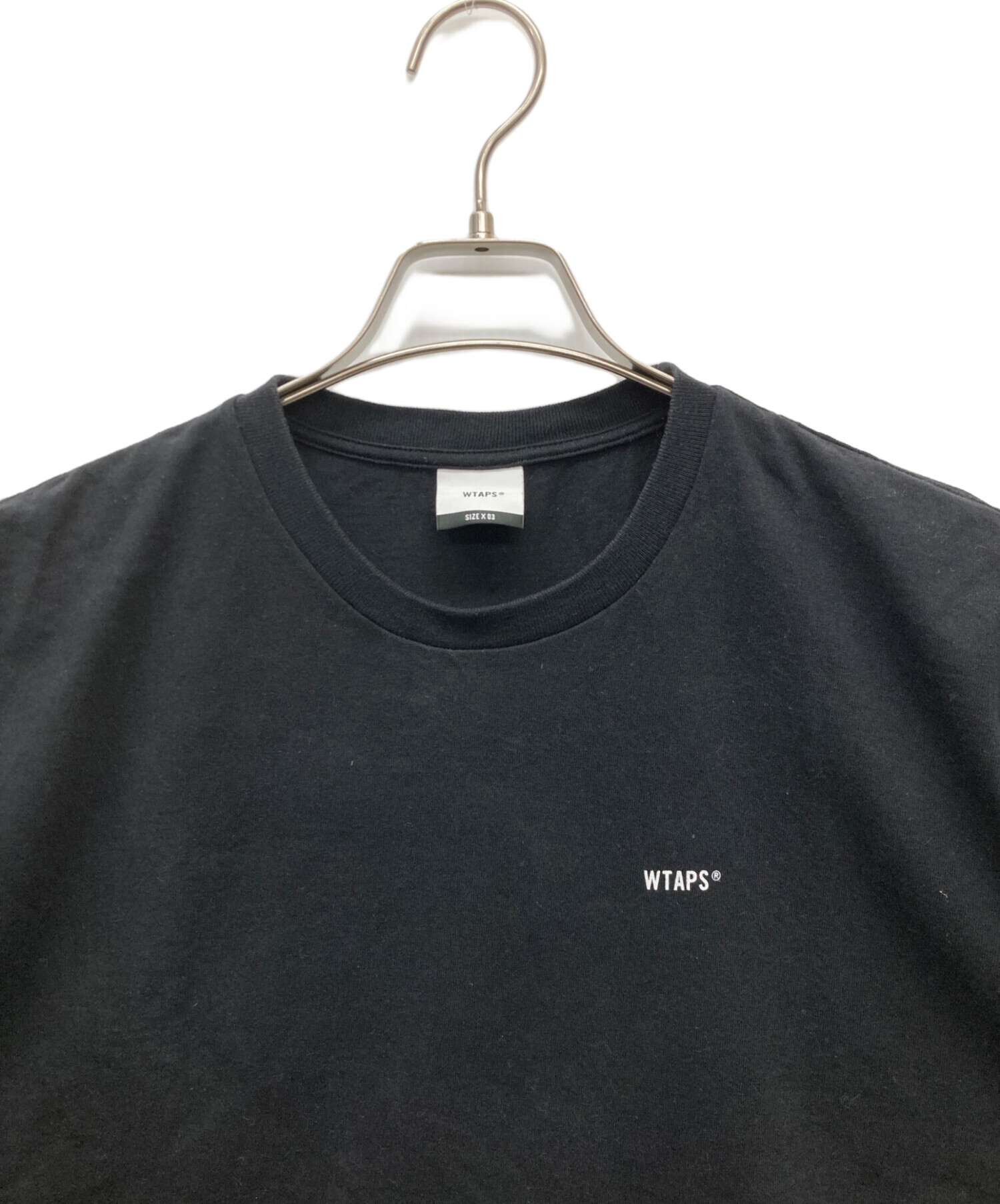 中古・古着通販】WTAPS (ダブルタップス) Tシャツ ブラック サイズ:X03