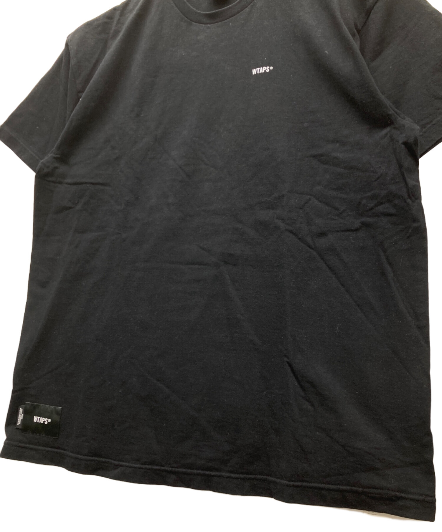 WTAPS 黒 Tシャツ サイズX 03 中古・古着通販】WTAPS (ダブルタップス) Tシャツ ブラック サイズ:X03