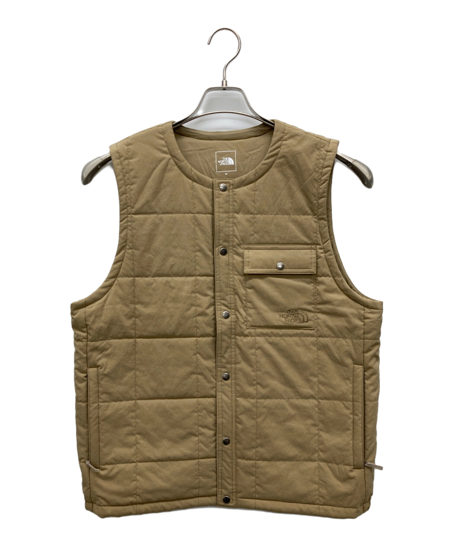 THE NORTH FACE ベージュ キルティング ベスト Mサイズ 中古・古着通販】THE NORTH FACE (ザ ノース フェイス) キルティング