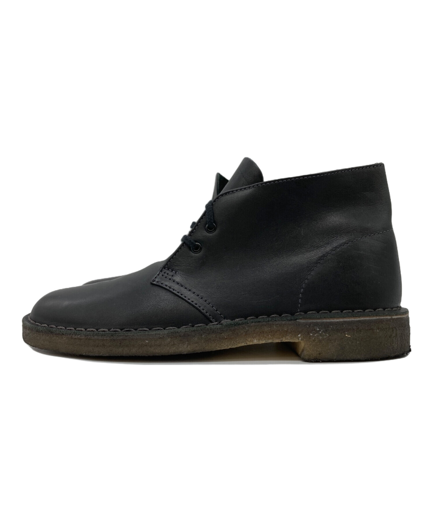 中古・古着通販】CLARKS (クラークス) デザートブーツ ブラック サイズ
