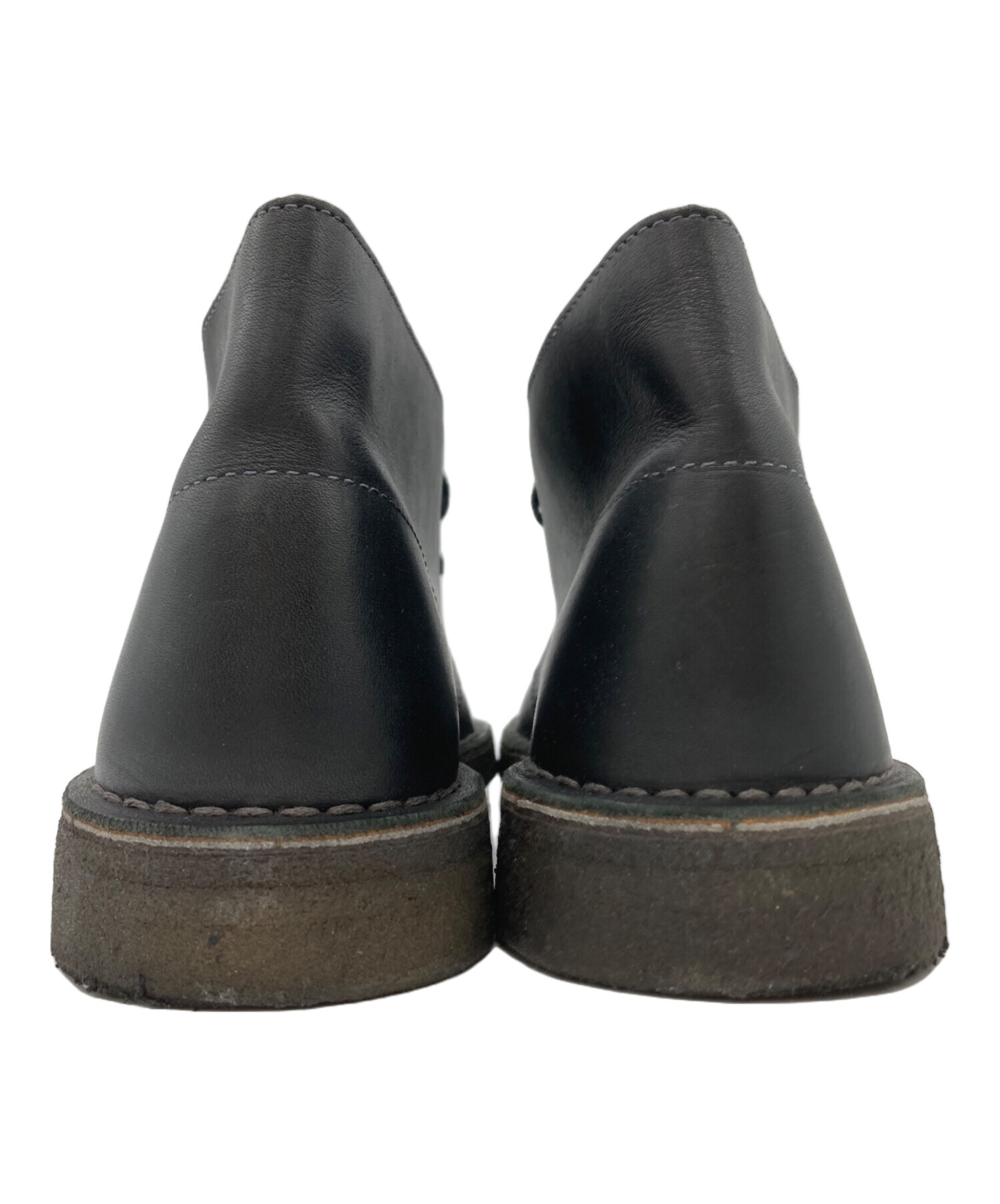 中古・古着通販】CLARKS (クラークス) デザートブーツ ブラック サイズ