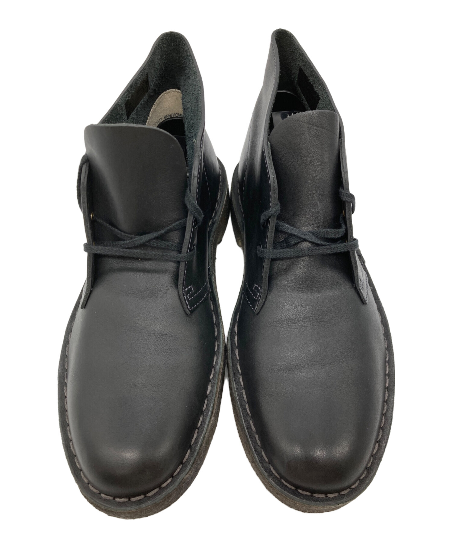 中古・古着通販】CLARKS (クラークス) デザートブーツ ブラック サイズ