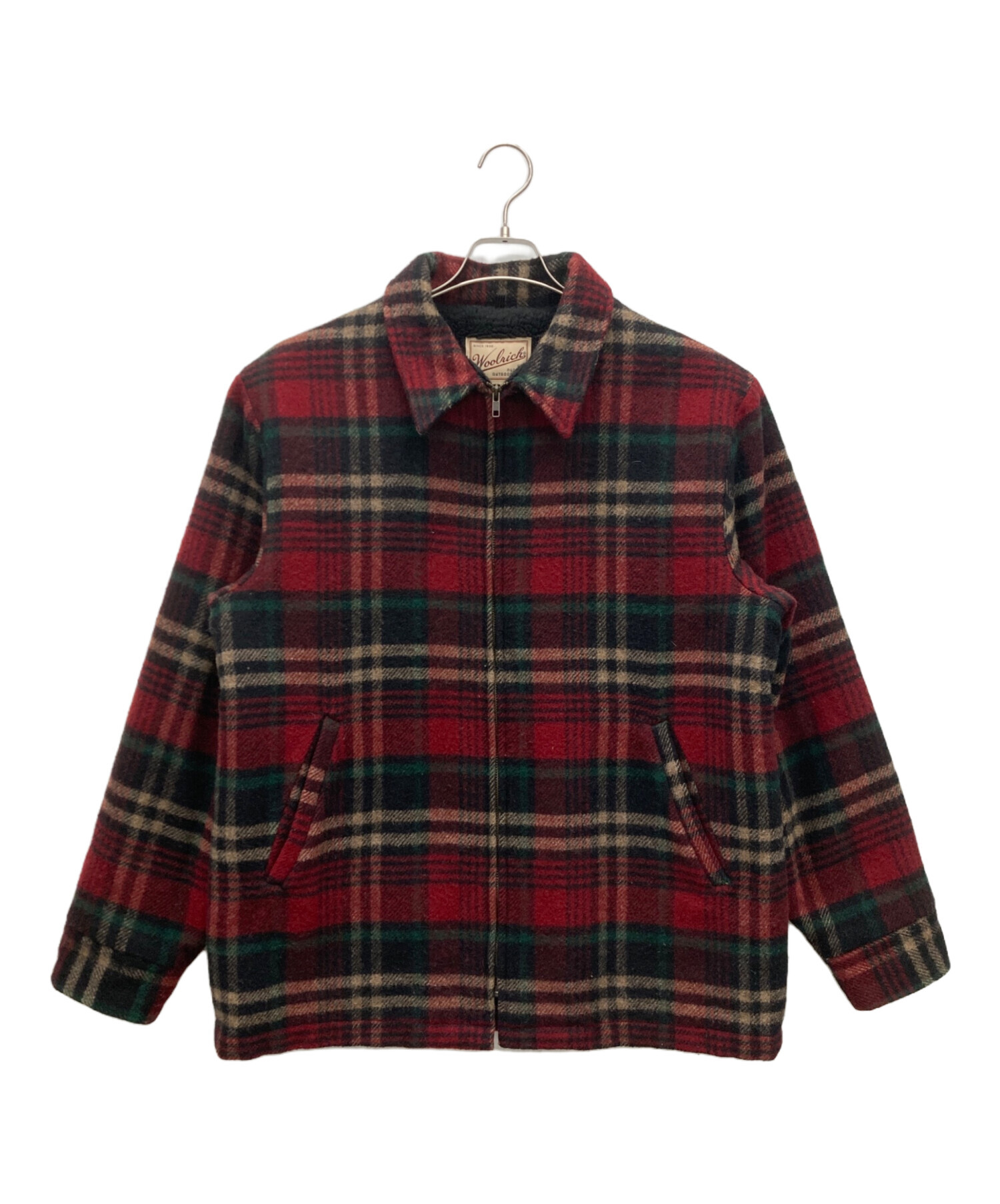 ウールリッチ woolrich チェックジャケット Mサイズ used中古 中古・古着通販】WOOLRICH (ウールリッチ) ジップジャケット